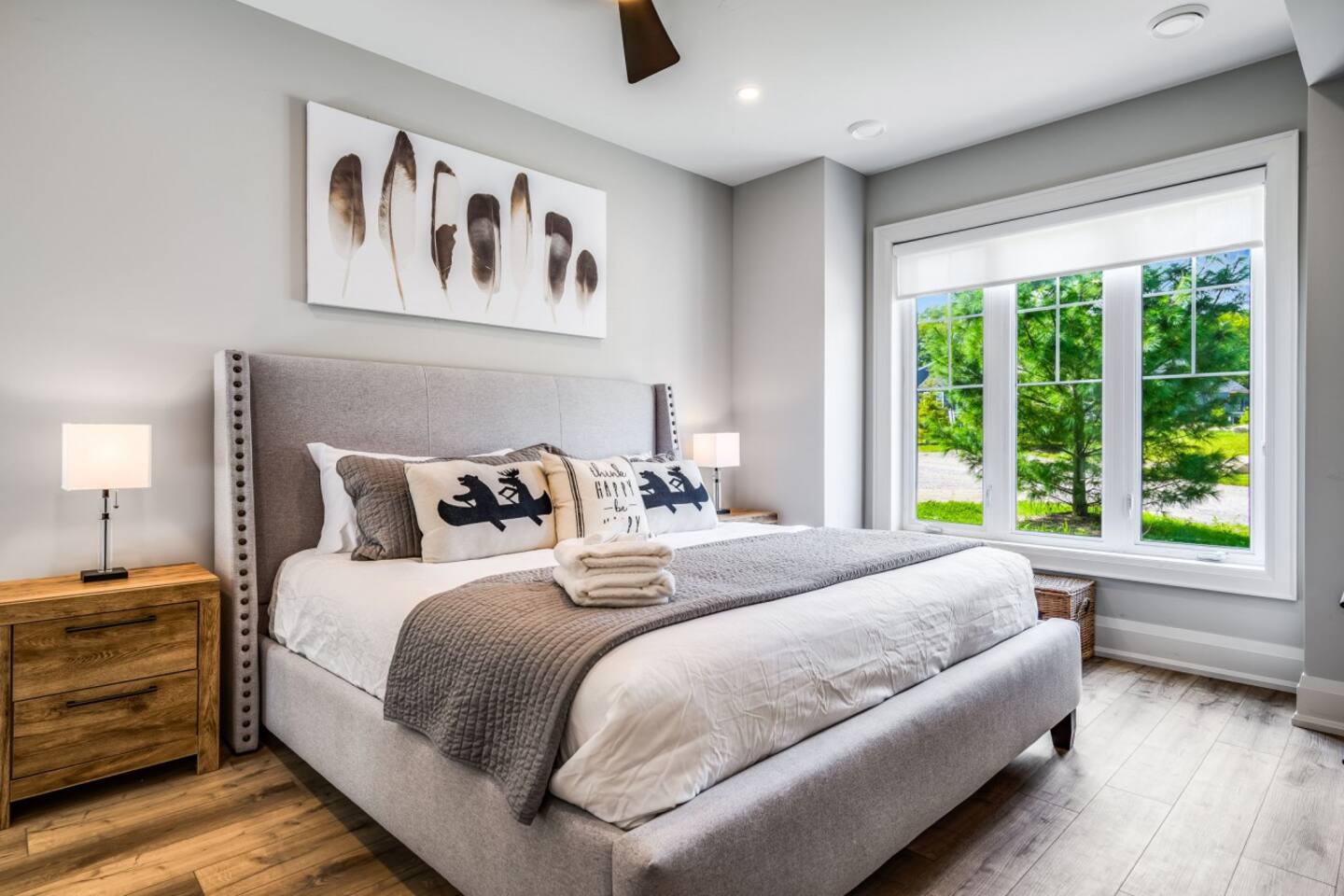 A serene king retreat with ensuite designed for slow mornings and restful nights.