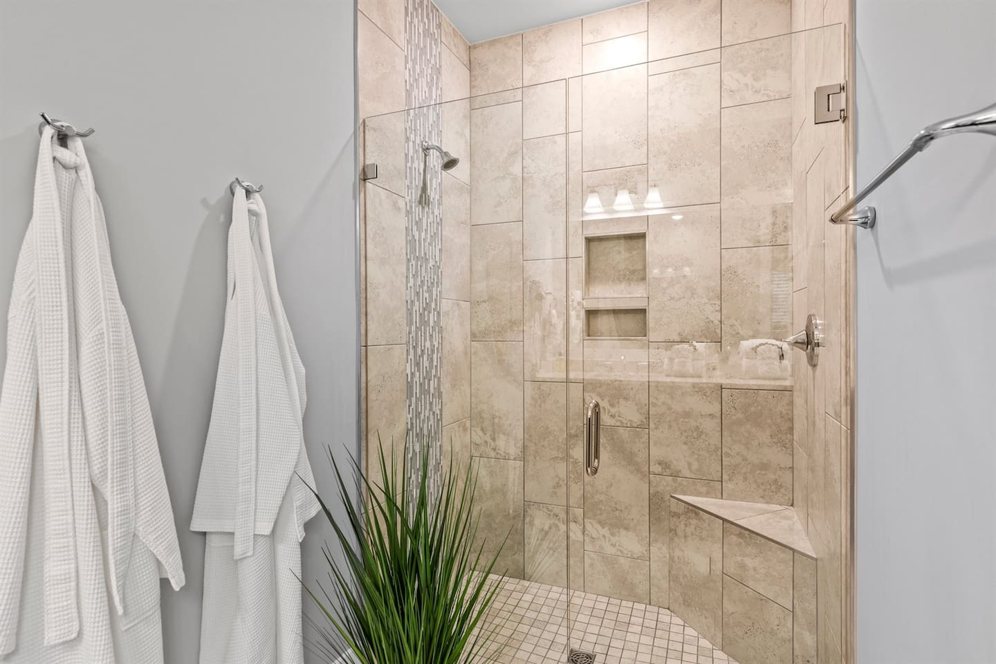 [Master bathroom] Great shower pressure!