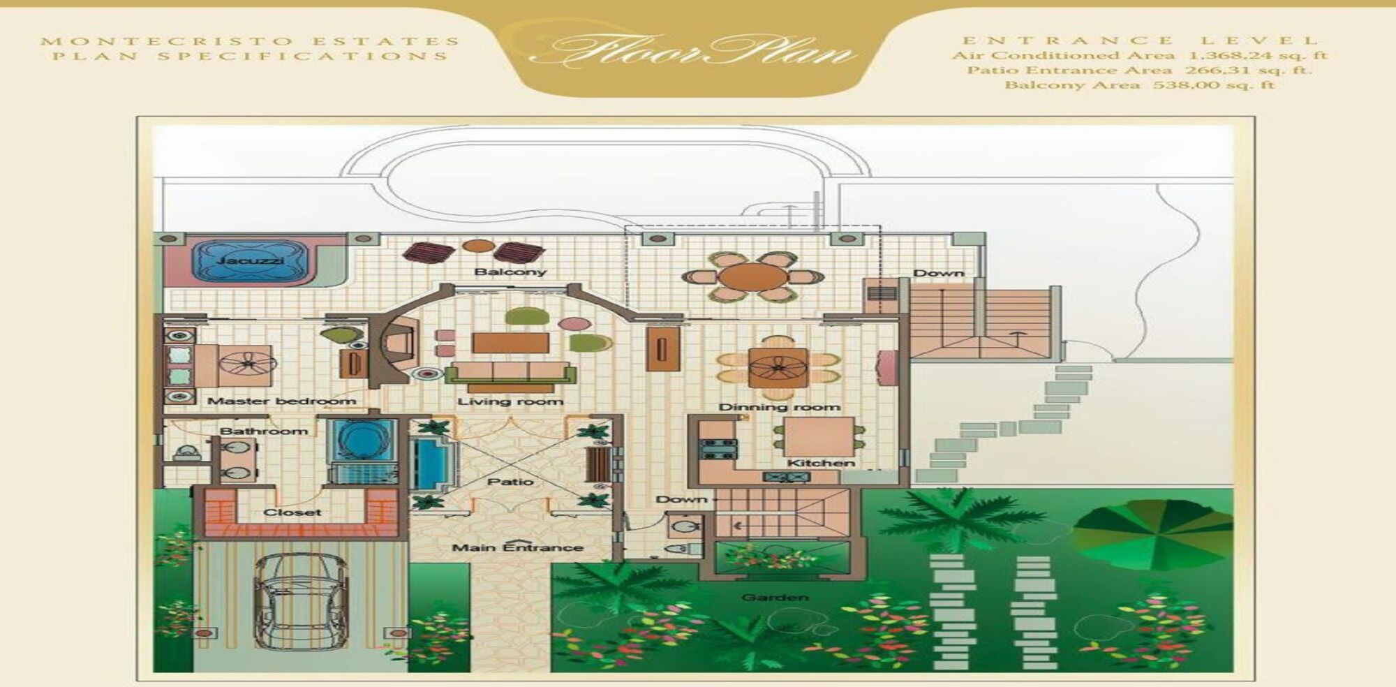 Floorplan at Montecristo, Vacation Travel Exclusives