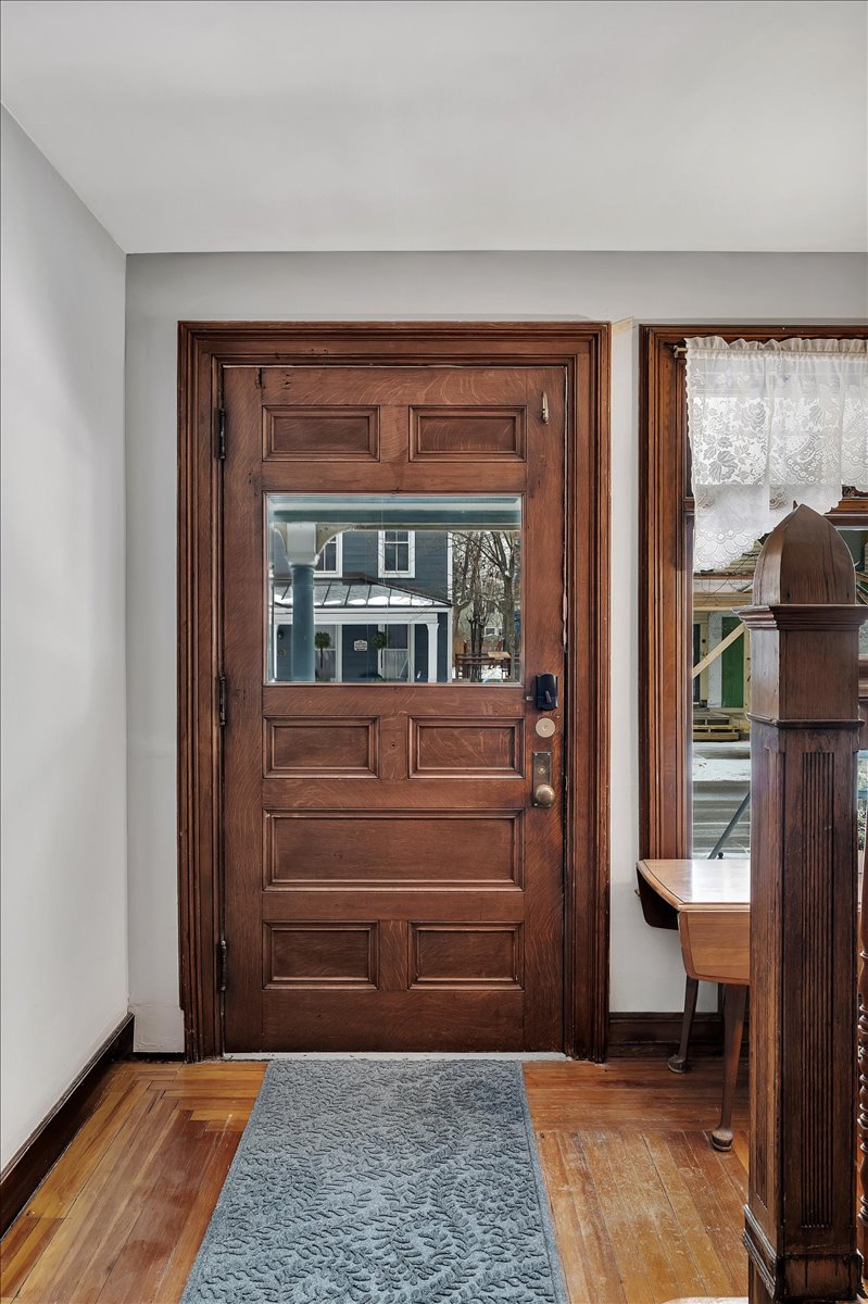 Massive 4' Wide Front Door from Foyer