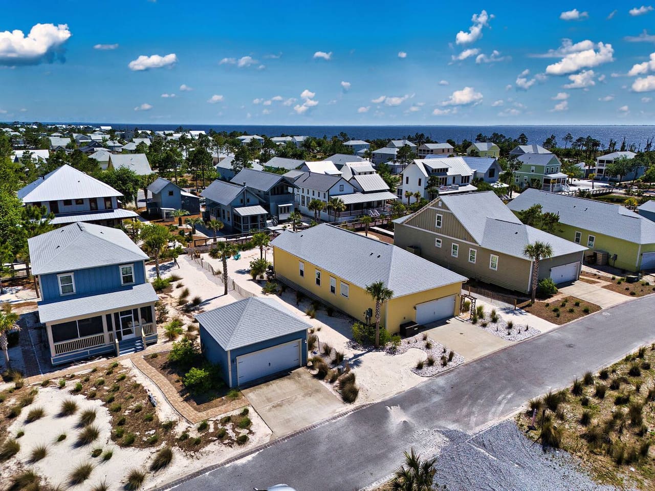 Experience a peaceful neighborhood just steps from the coast