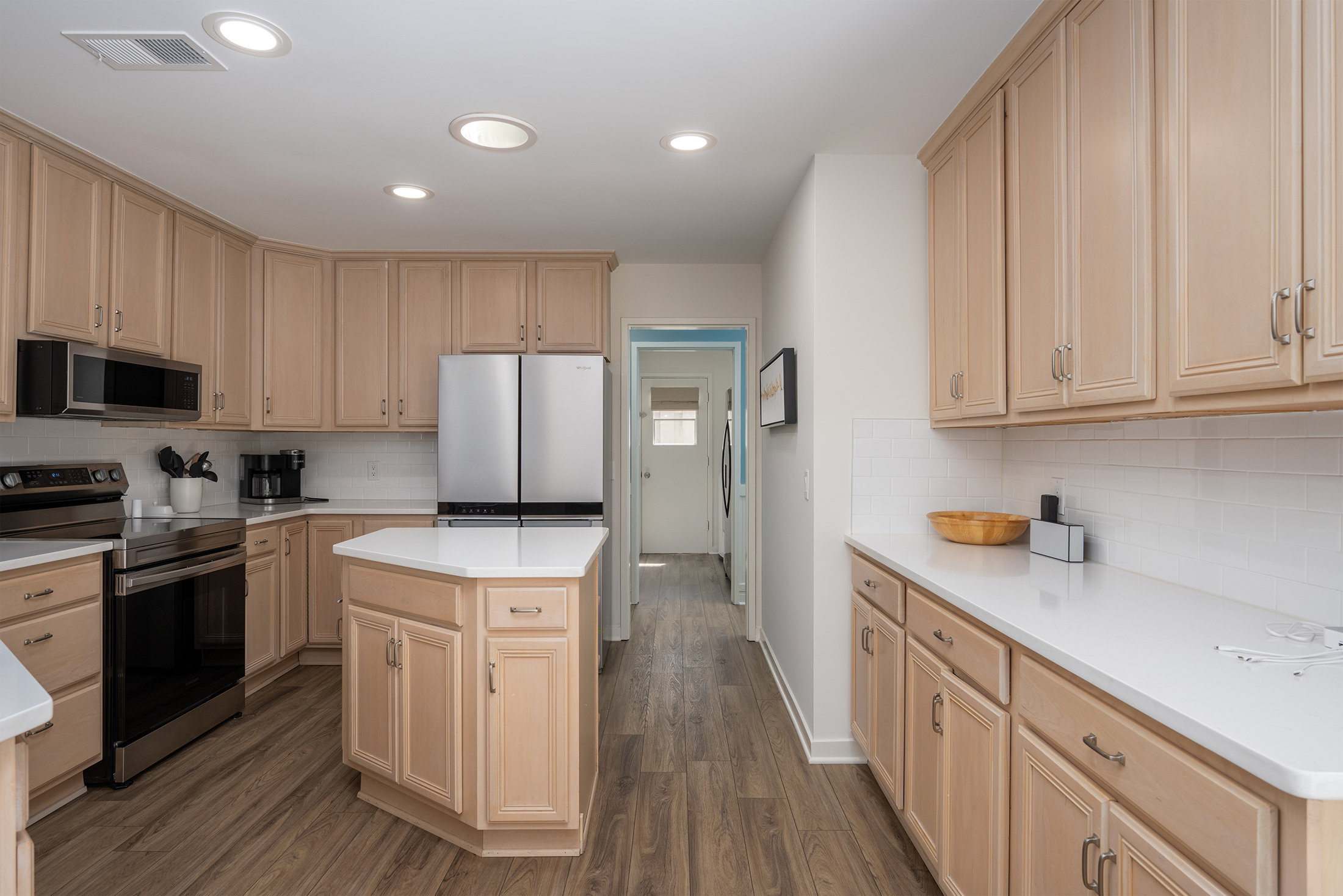 Plenty of meal prep area in the kitchen