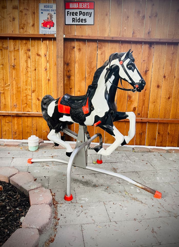 The Littles can enjoy their own free pony rides!
