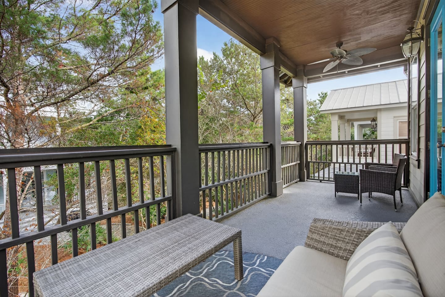 Second floor primary bedroom balcony