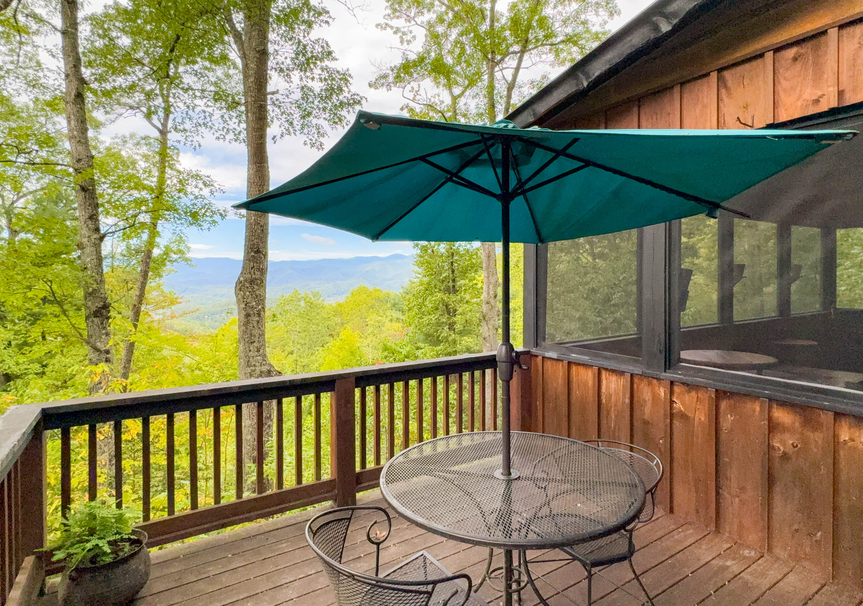 Choose between open air or screened in porch!