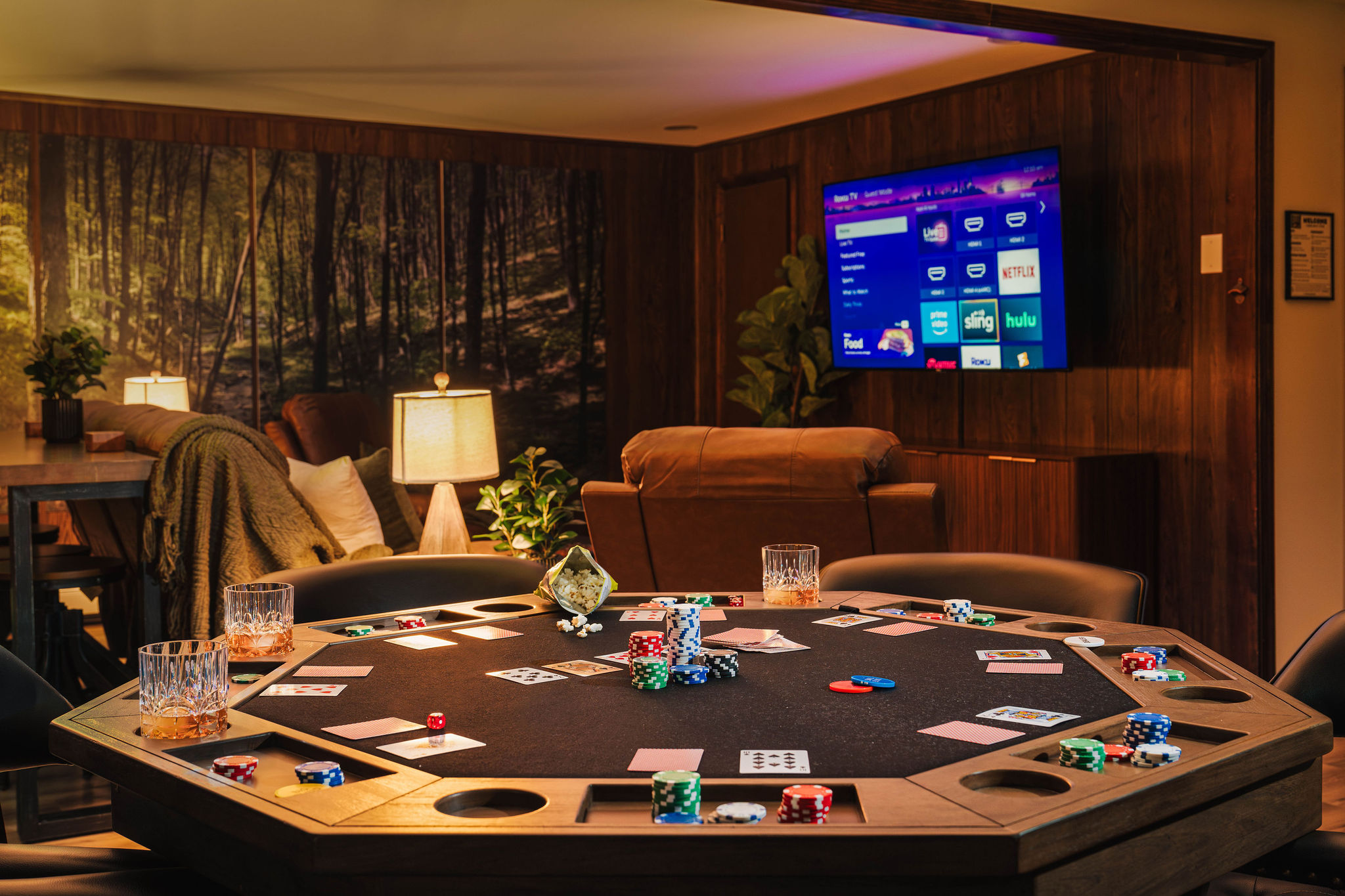 🃏 Deal a hand at the dedicated poker table.