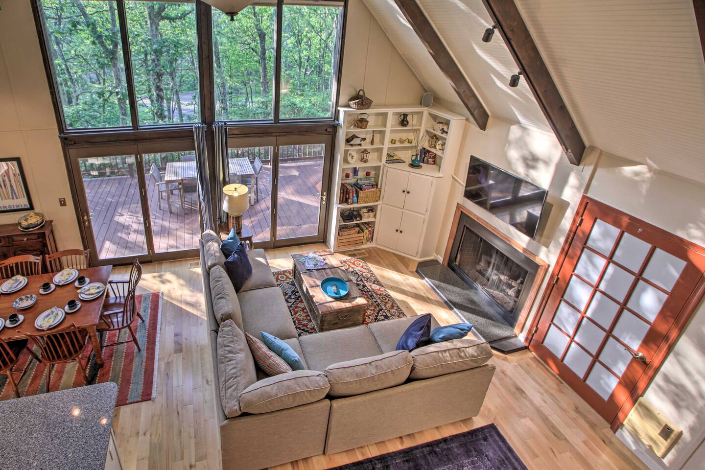 Discover the best of Wintergreen Resort from this unique A-frame cabin.