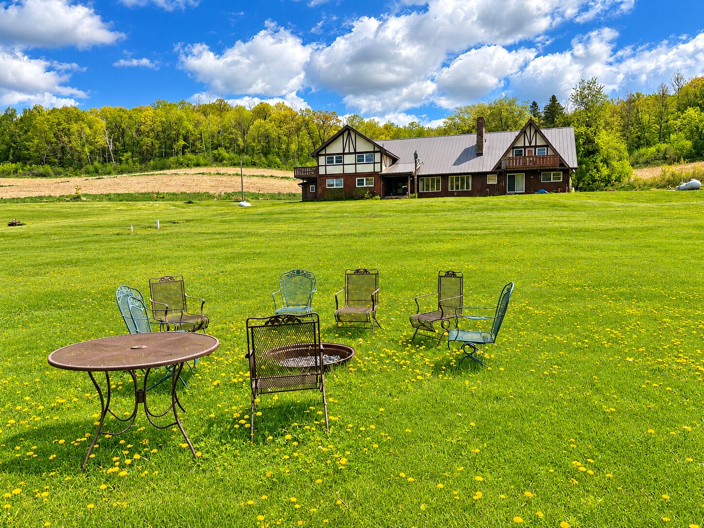 Enjoy evenings around the fire surrounded by the sights and sounds of Wisconsin's bluff country.