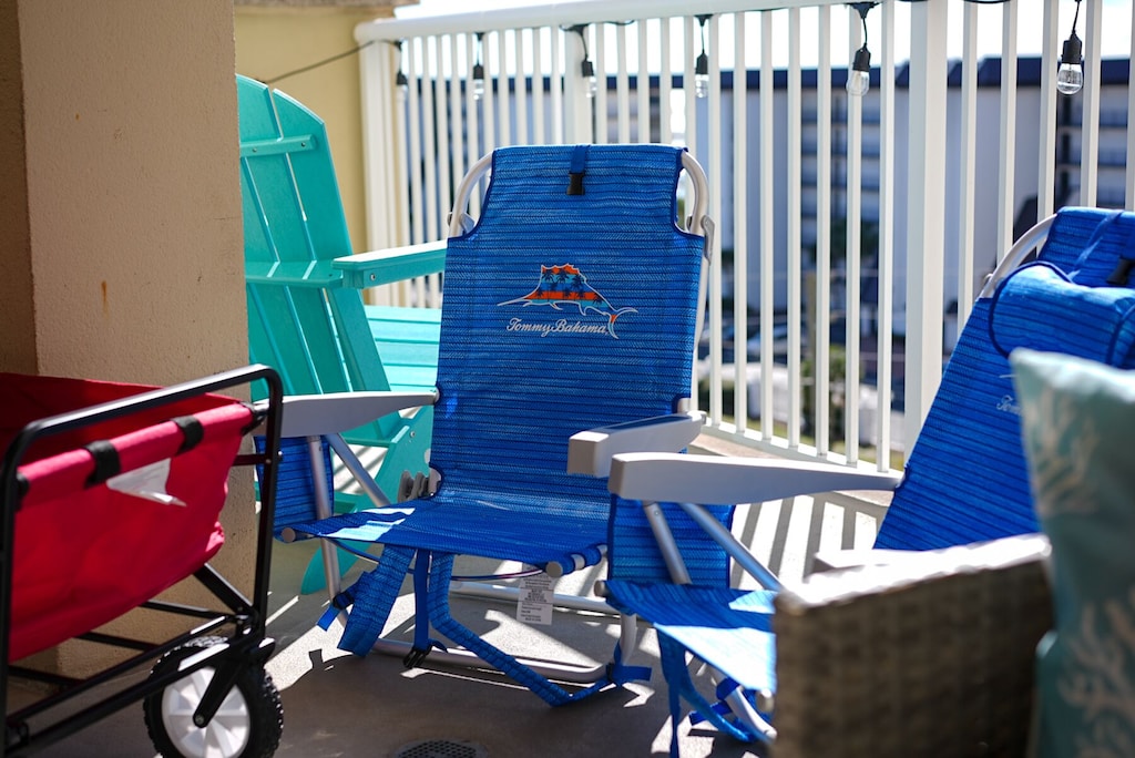 2 Beach Chairs and wagon provided!