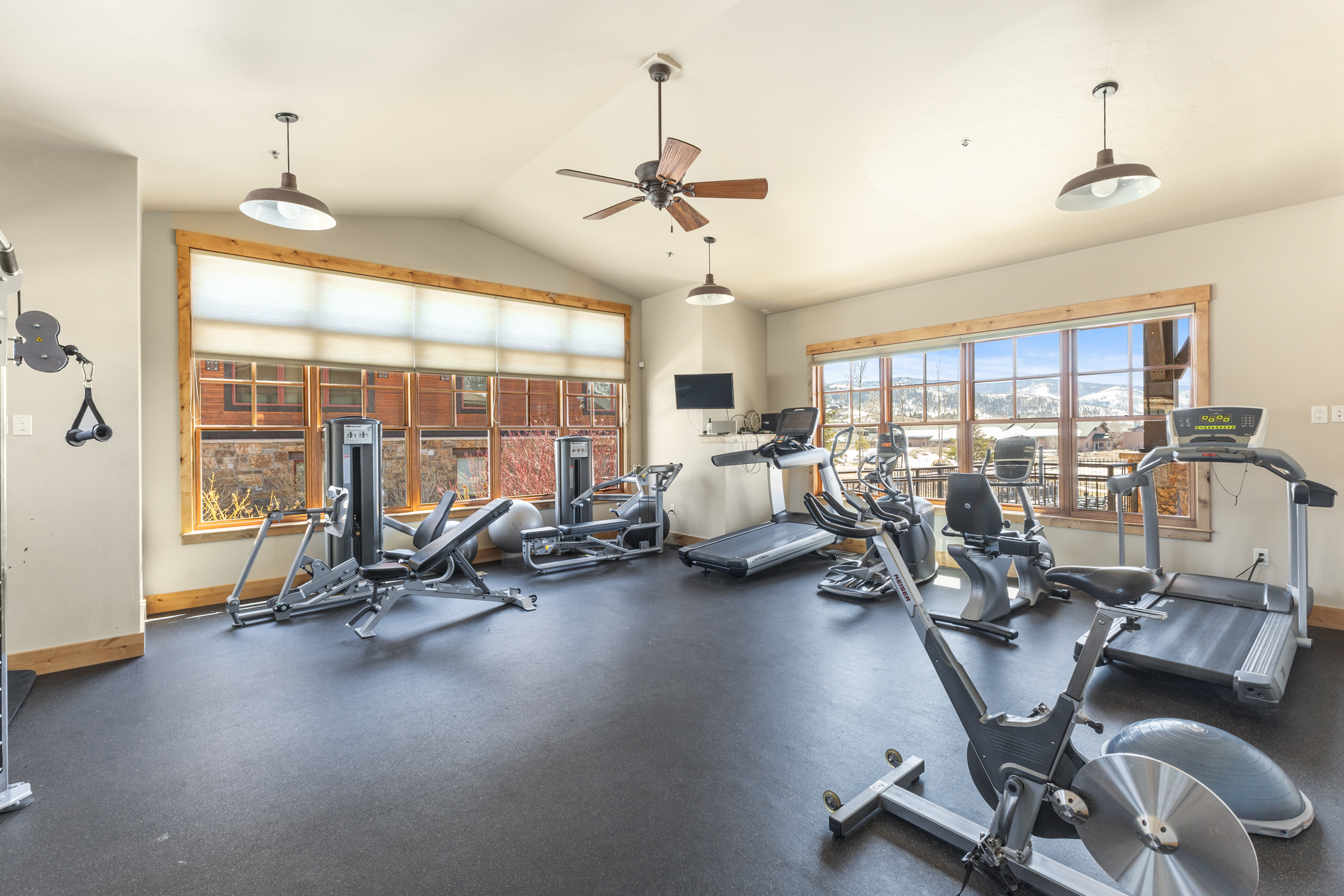 Workout Room -- Across Street from House