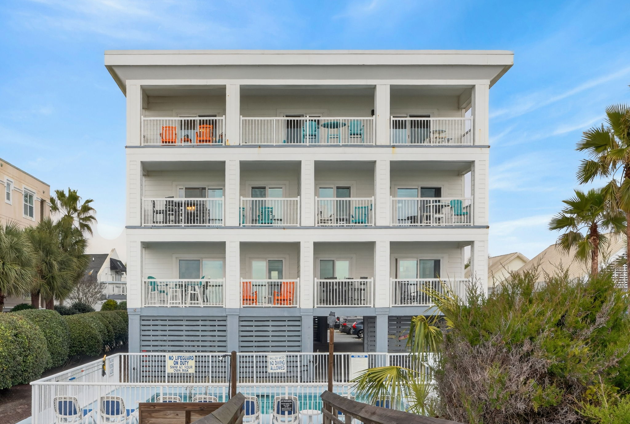 View of Oceanview from the beach | Sea Gull | 201 Oceanview | 1116 Ocean Blvd, Isle of Palms, SC | IOP Escapes