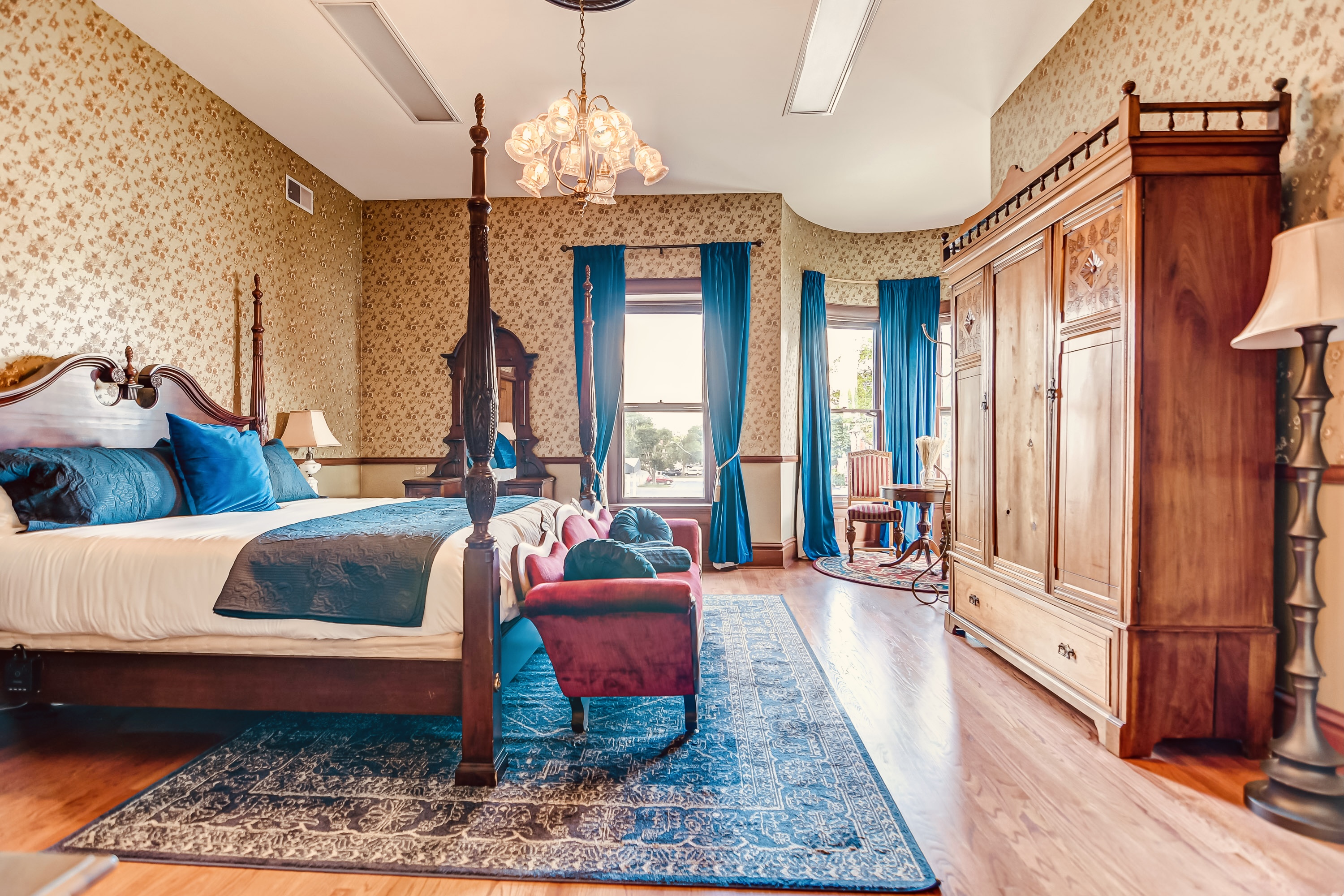 2nd Floor - Bedroom 1 with Turret