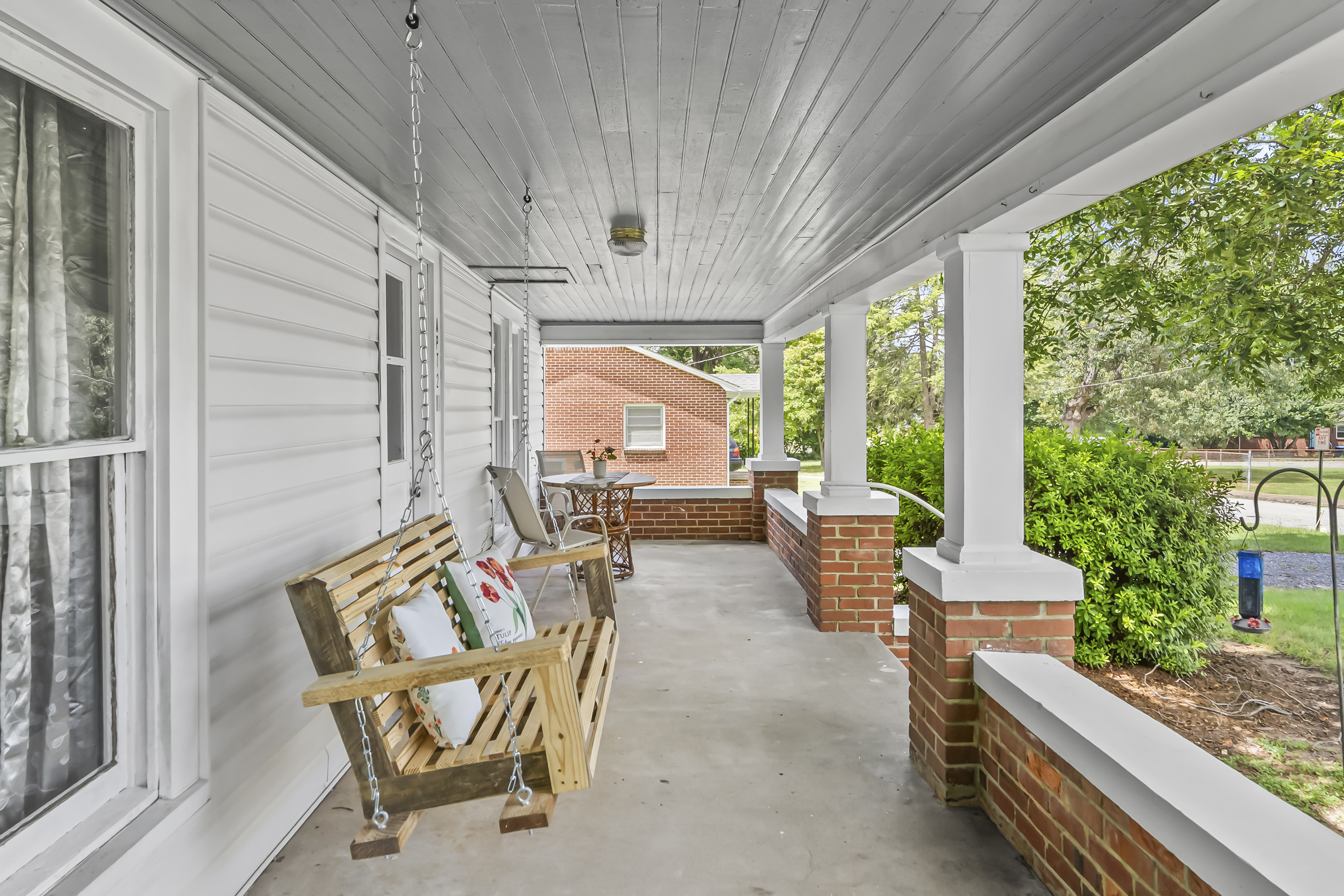 Front porch is yours to enjoy!