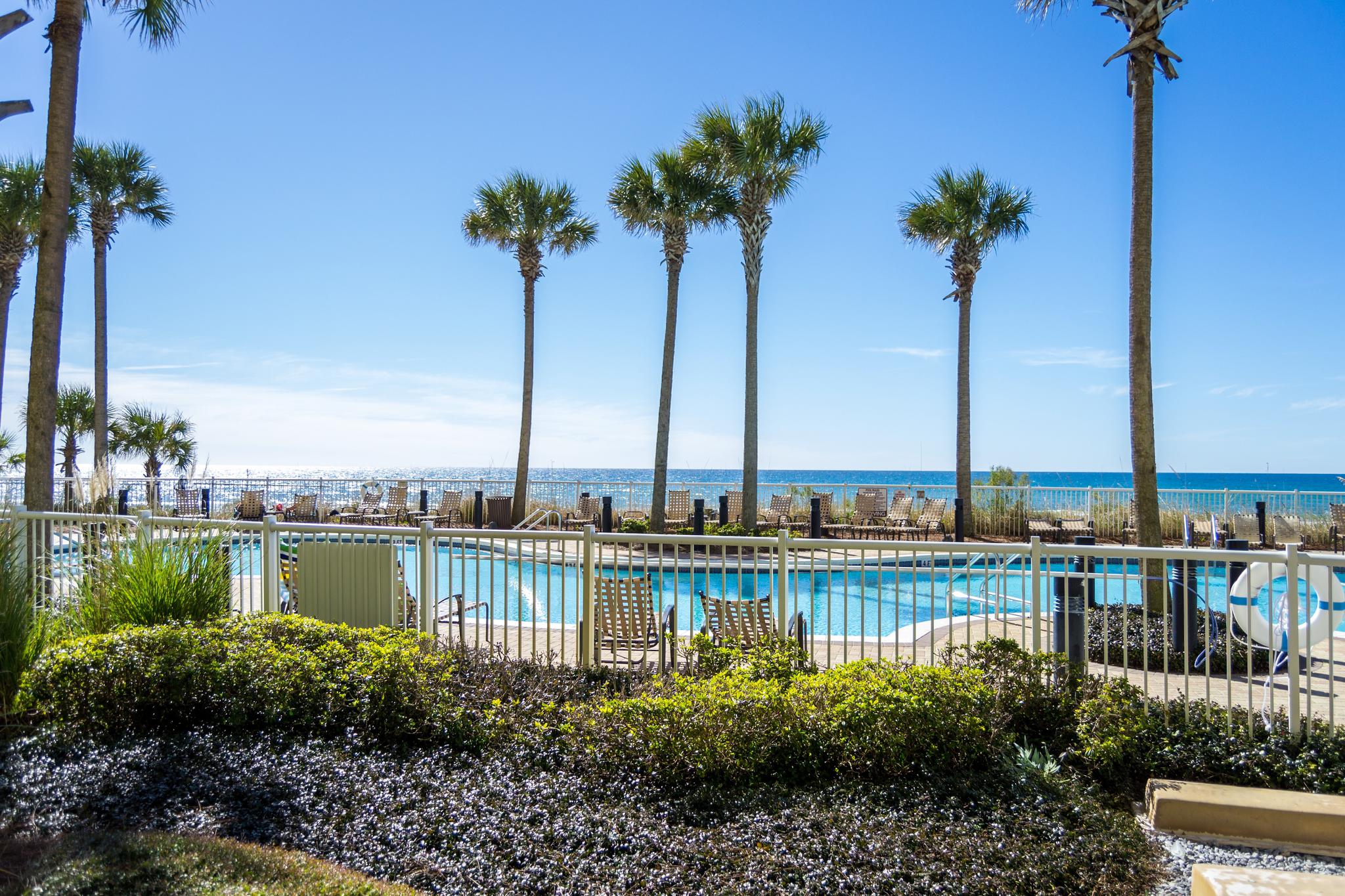 Beach pool area