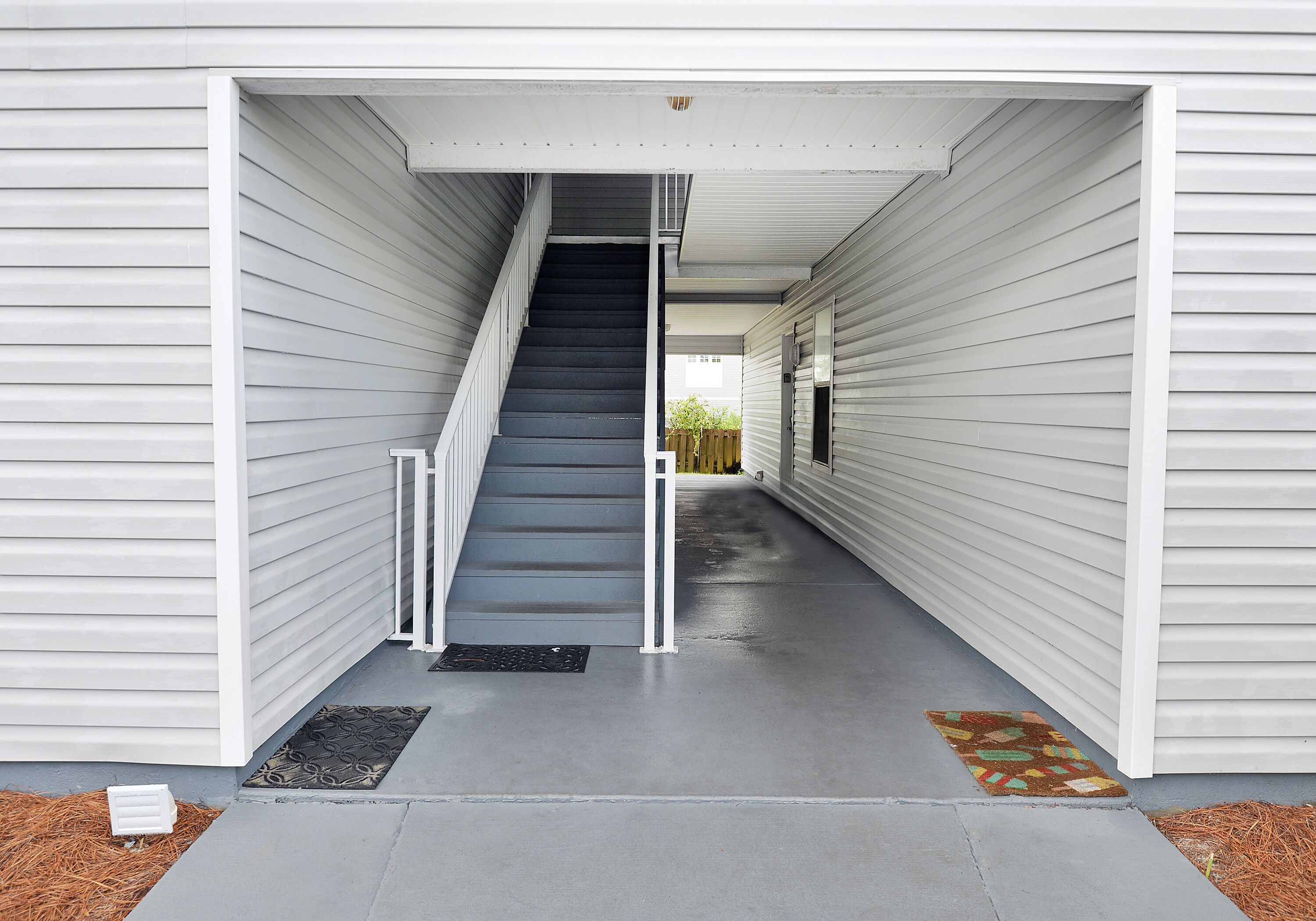 Entry to our building breezeway