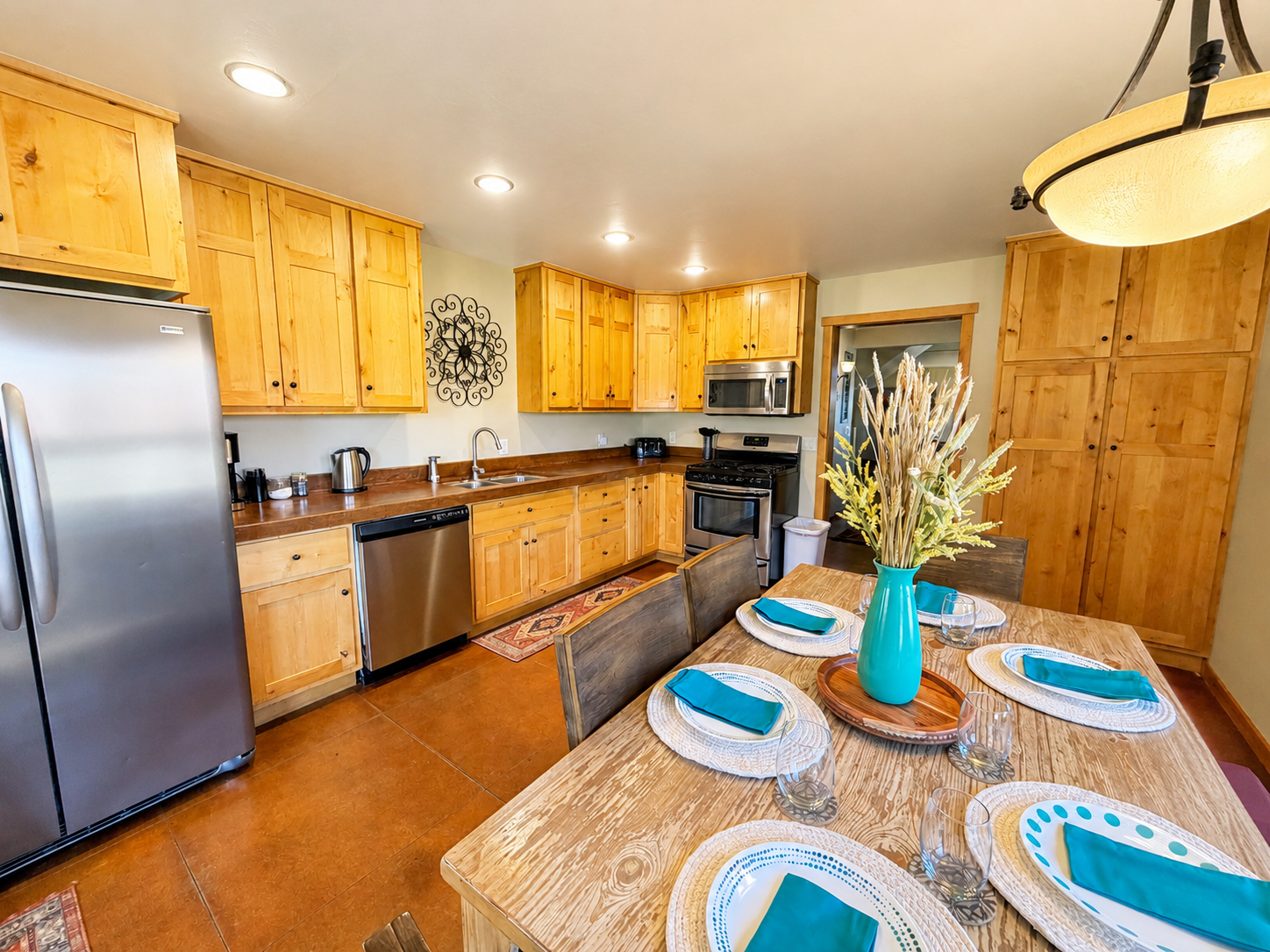 Kitchen and Dining Area