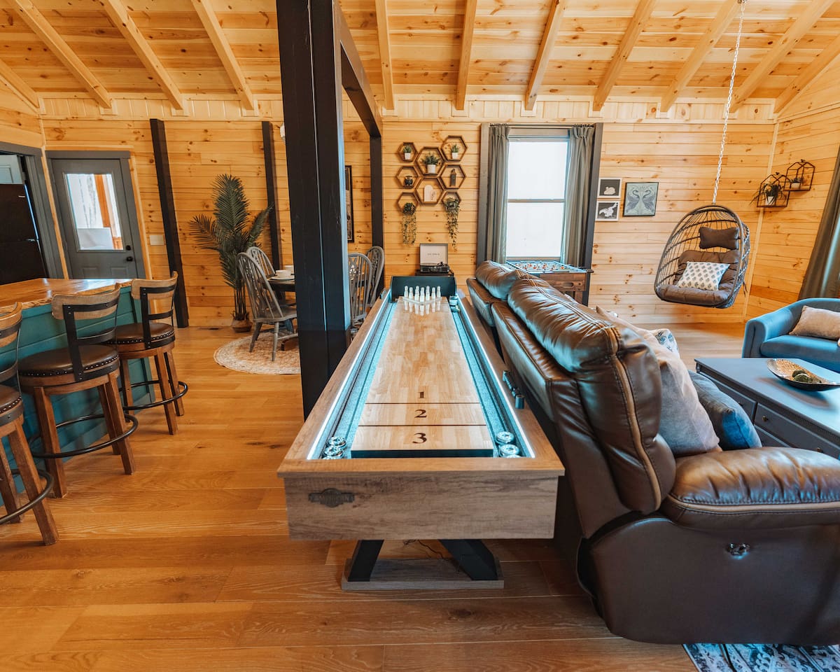 Evenings of playful competition on the shuffleboard