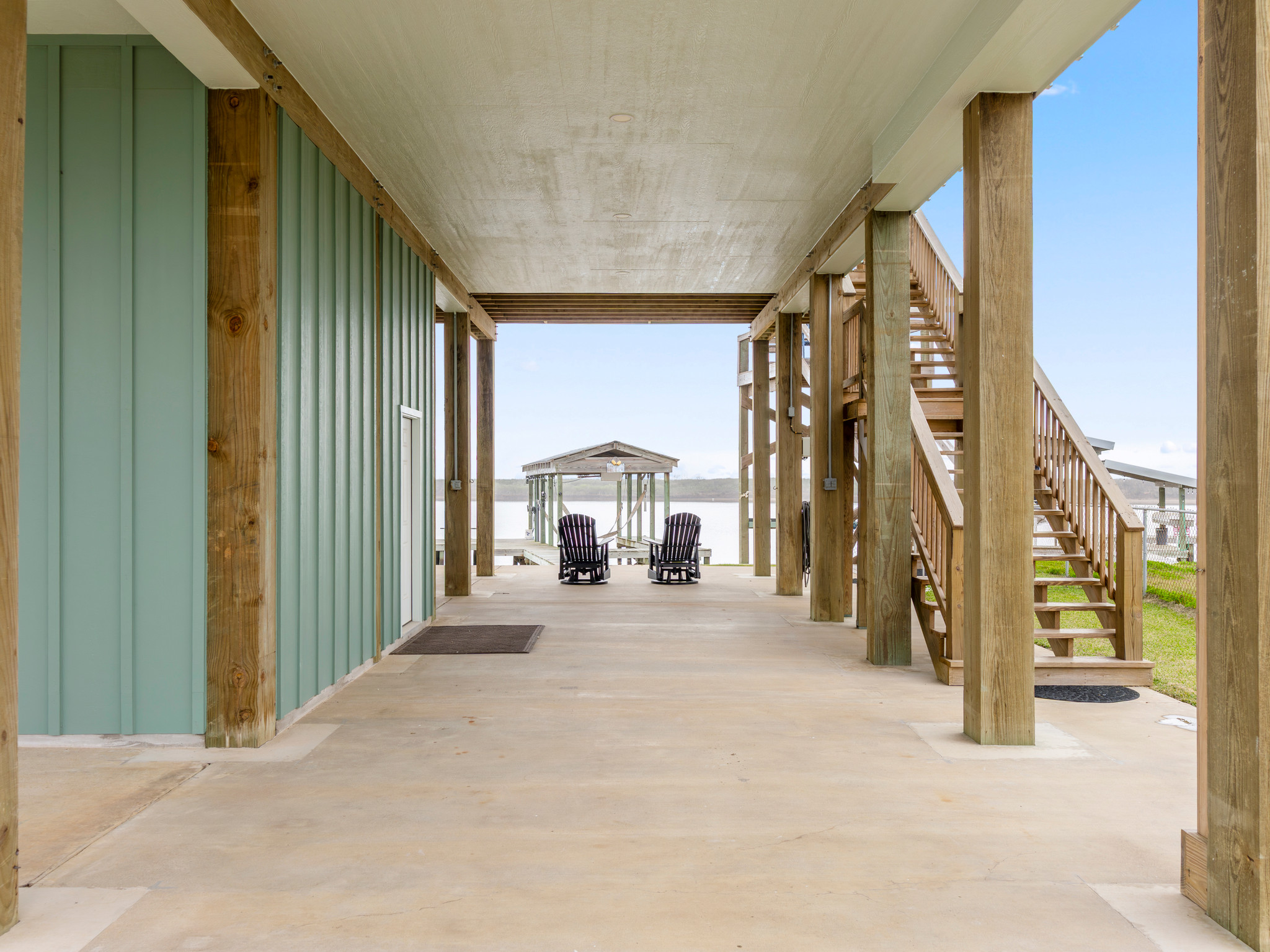 Under house parking area