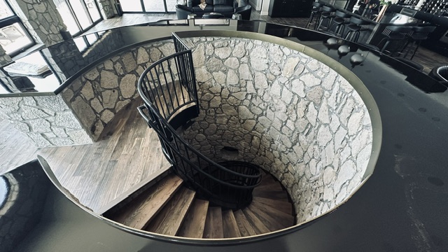 Looking down from Pavilion