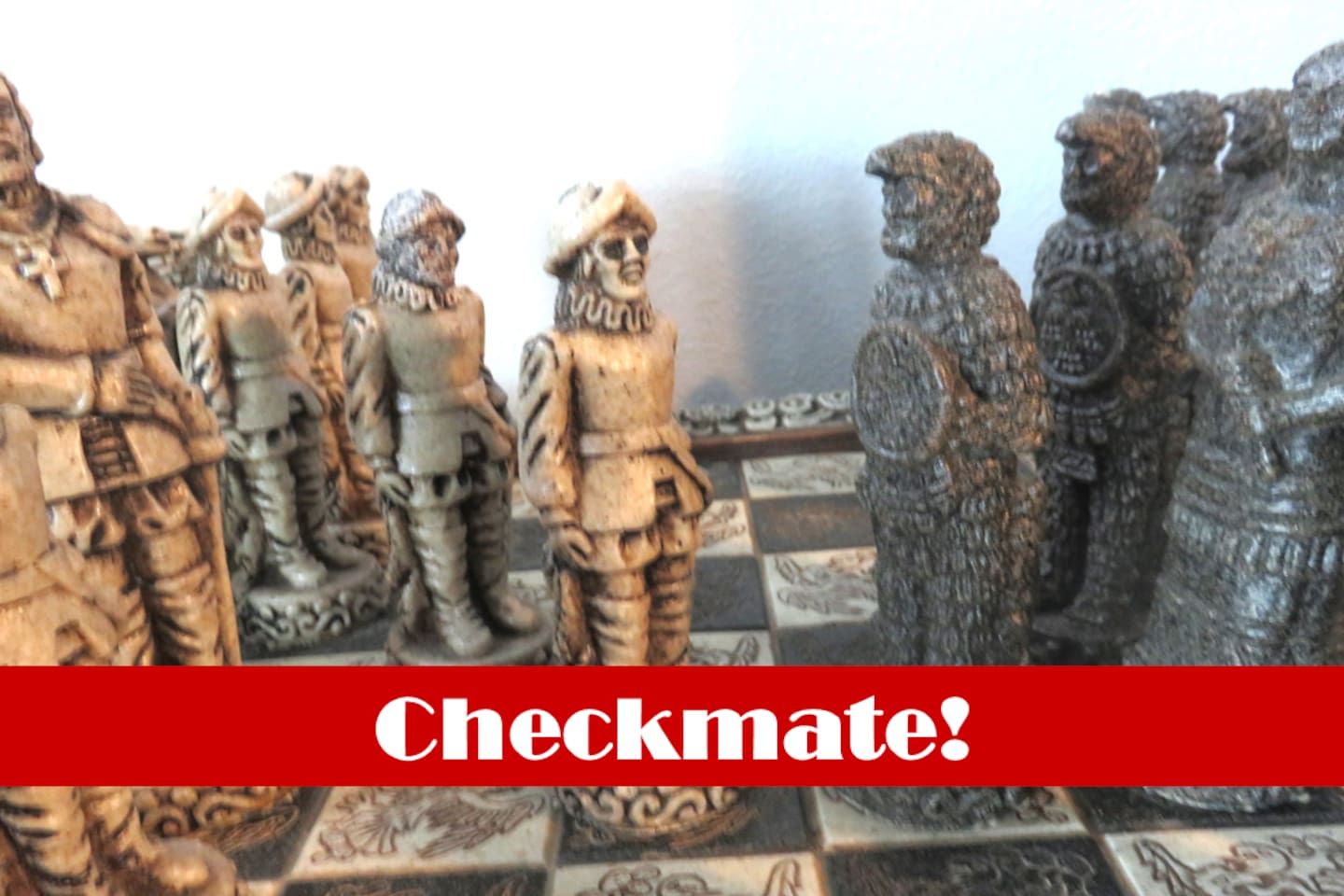 Chess Lovers! We had you mind! Vintage chess board, a variety of themed boards. Want to try 3-D Chess? 