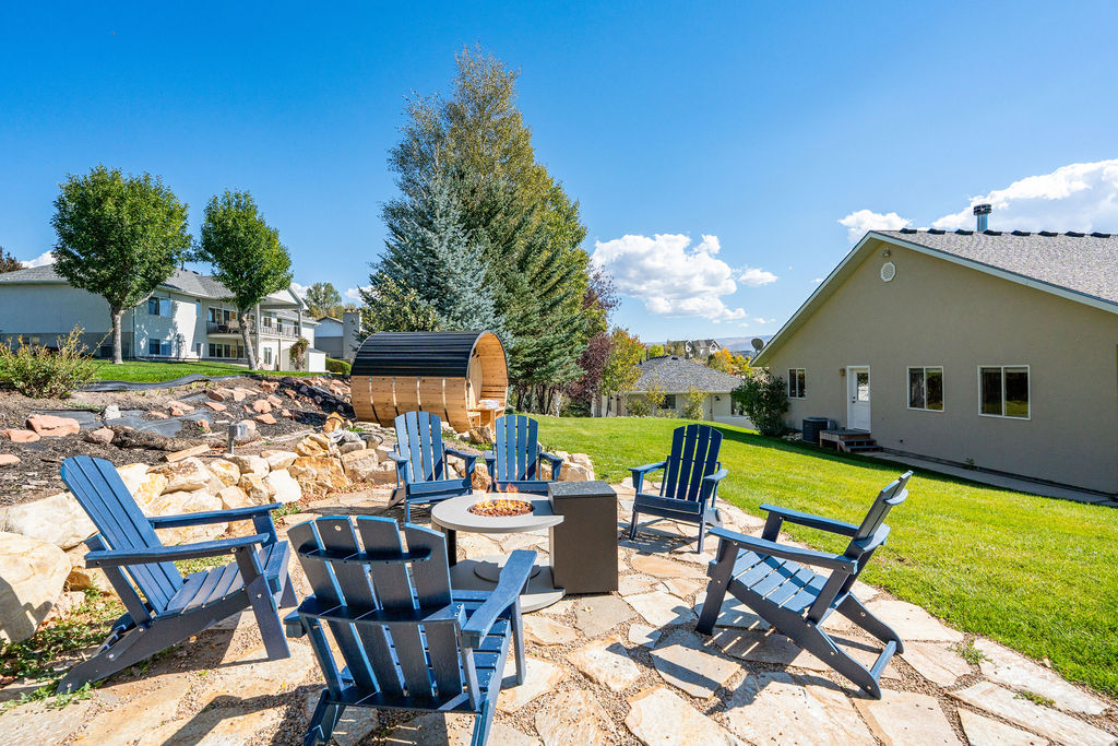 The place to be after a fun filled day in the great Utah outdoors is together relaxing and continuing the good vibes