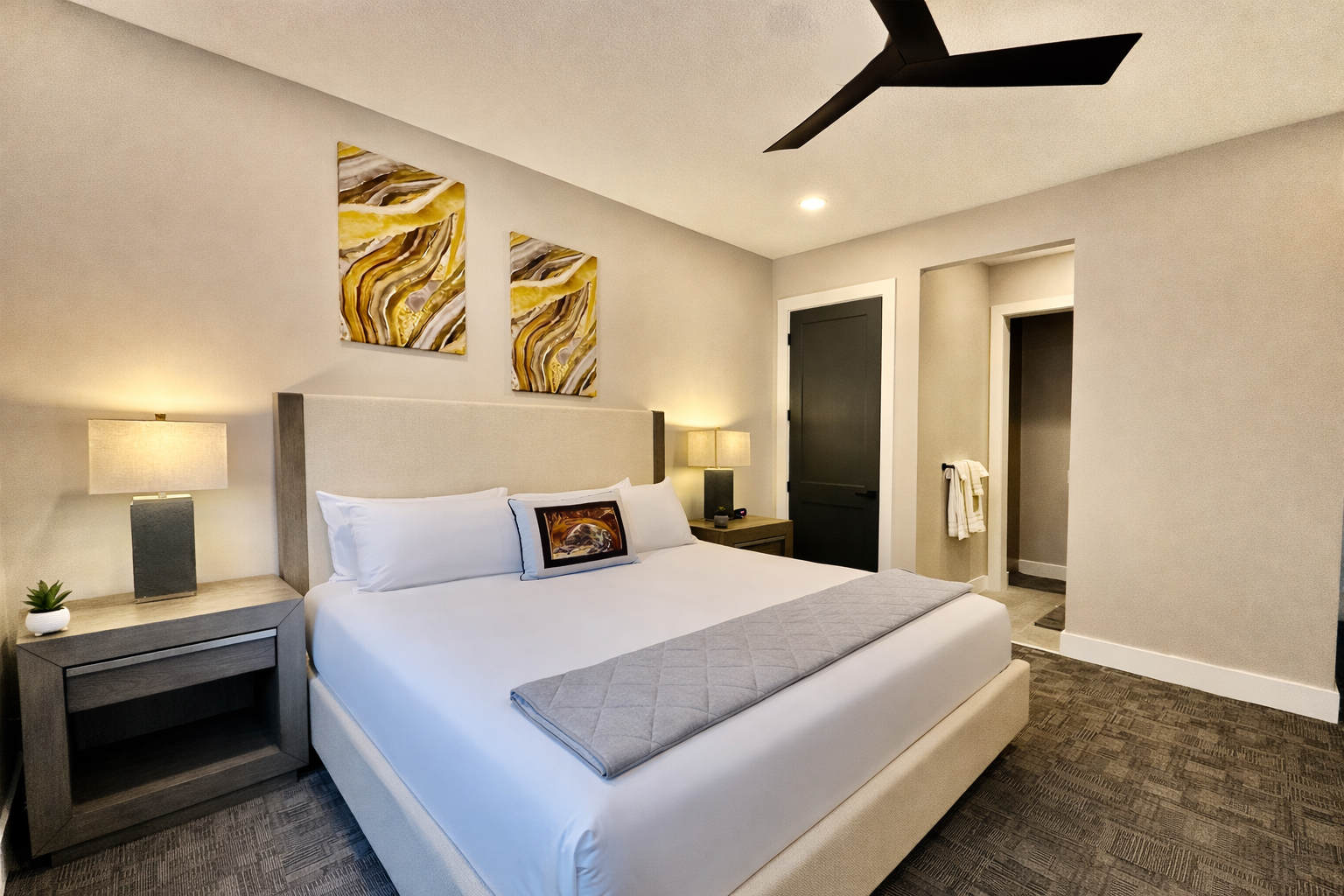 Guest Suite 3 King with Queen Sofa Bed