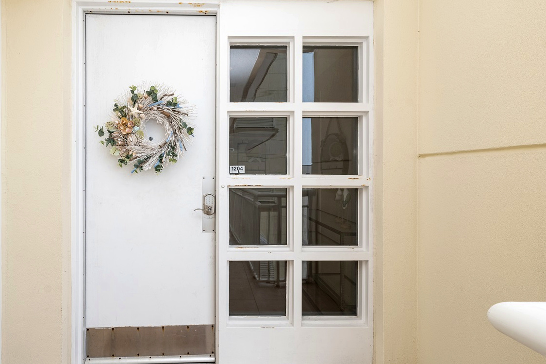 Front Door to Belle Mer 1204