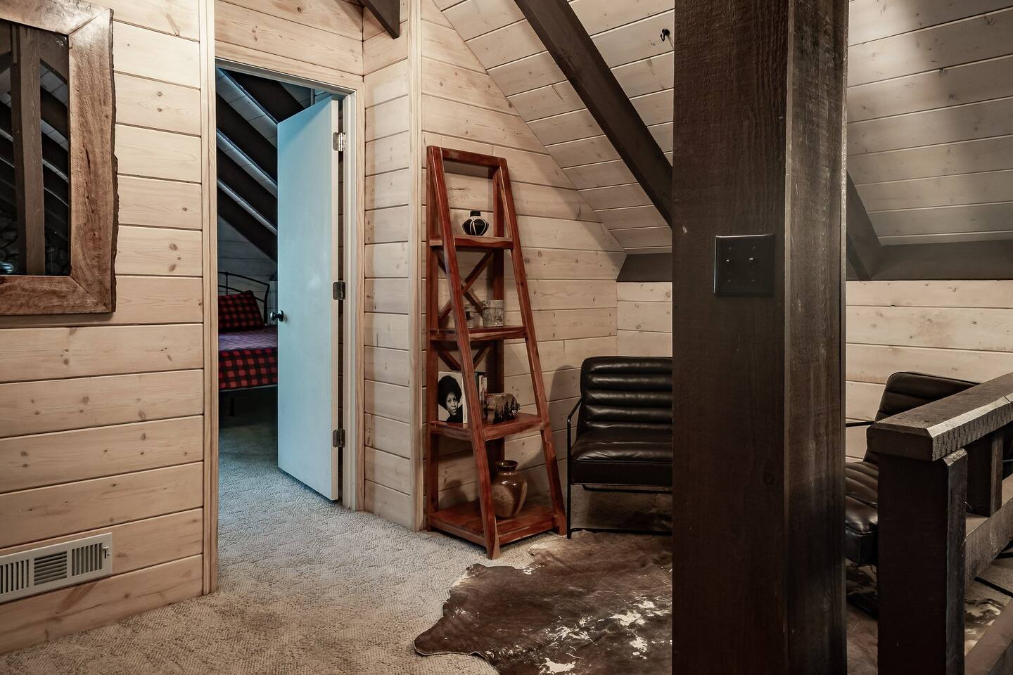 Loft reading nook.