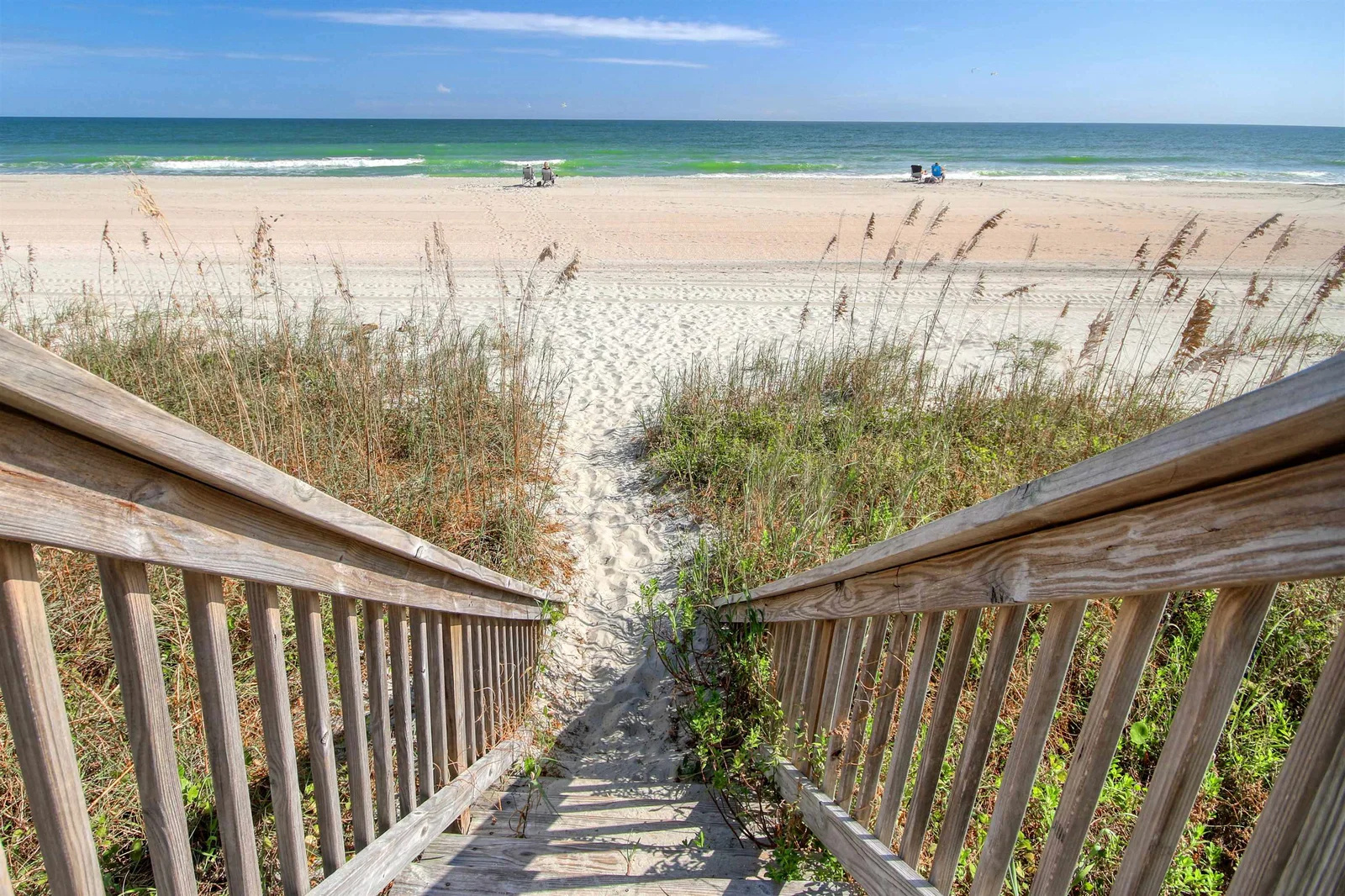 Private beach access walkway