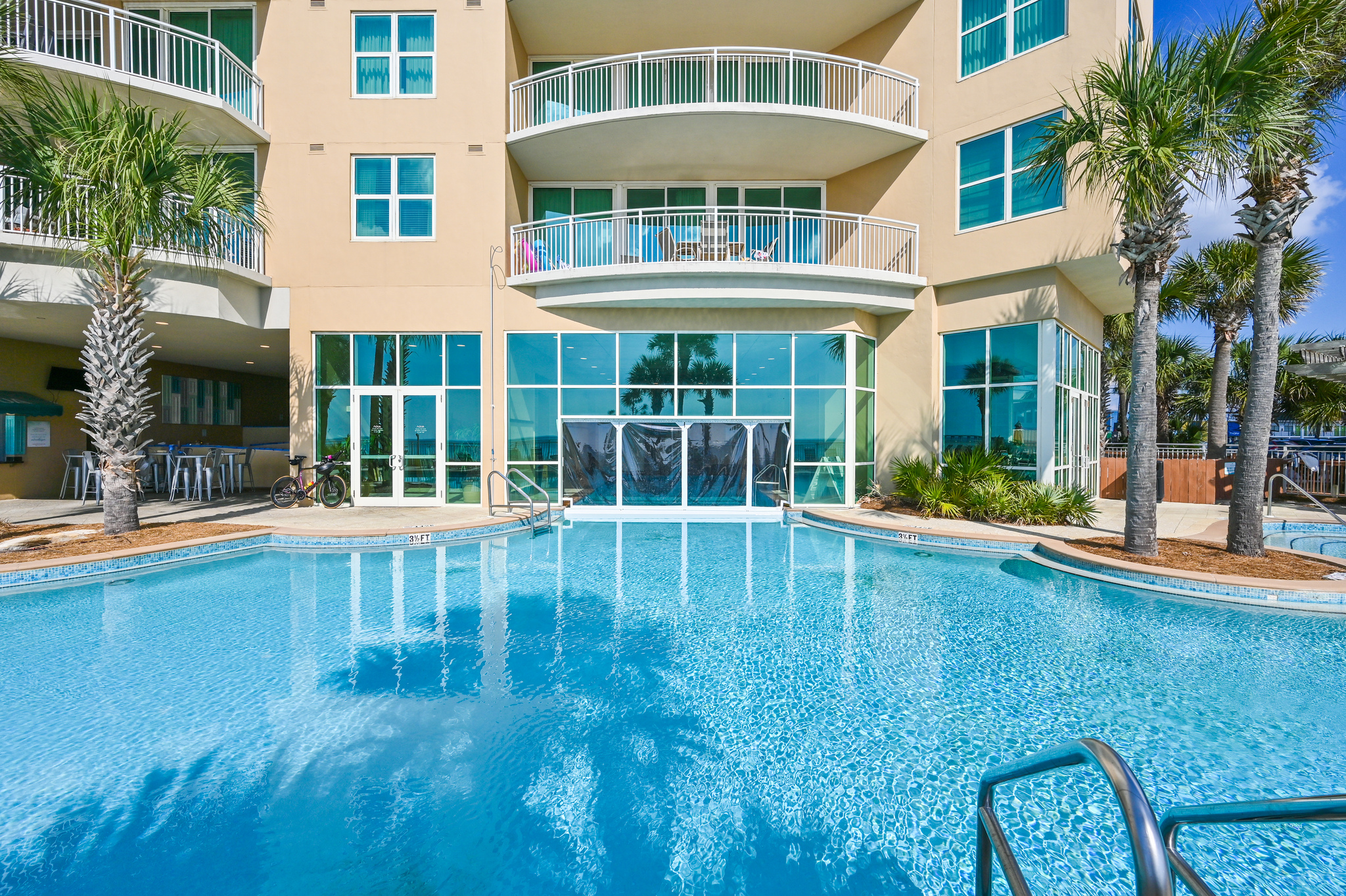 Resort style pool