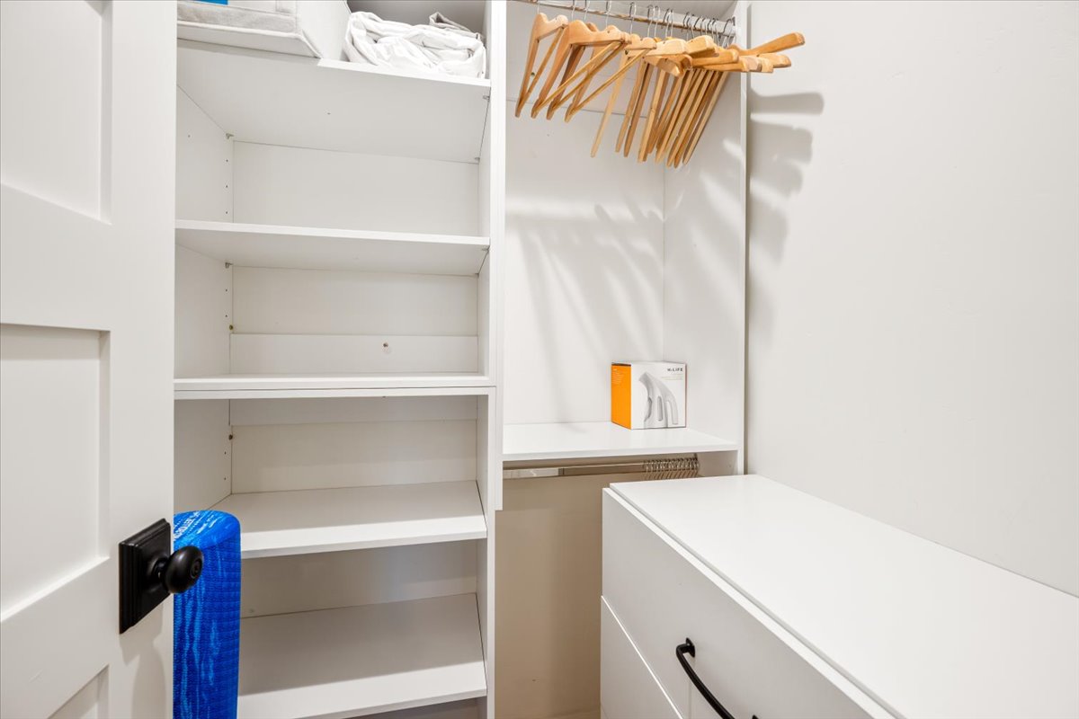 Closet space-Primary bedroom