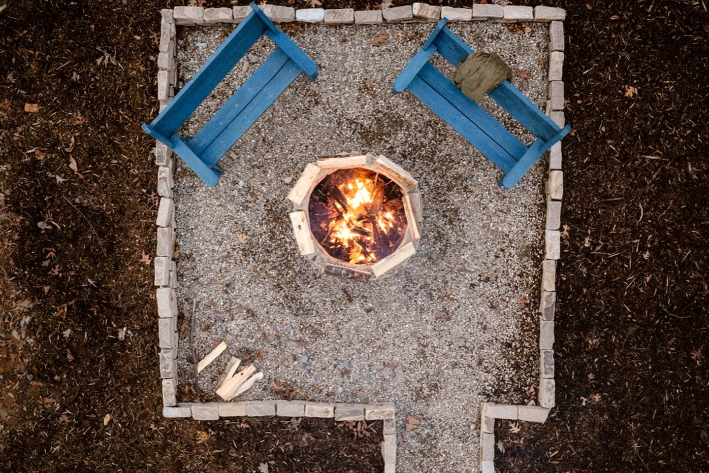 Fire-pit nights under the stars are so fun.