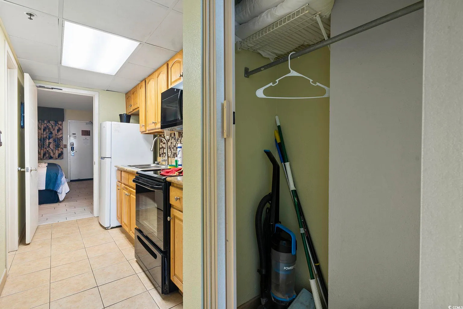 Bright and functional kitchen perfect for cooking after a day at the beach