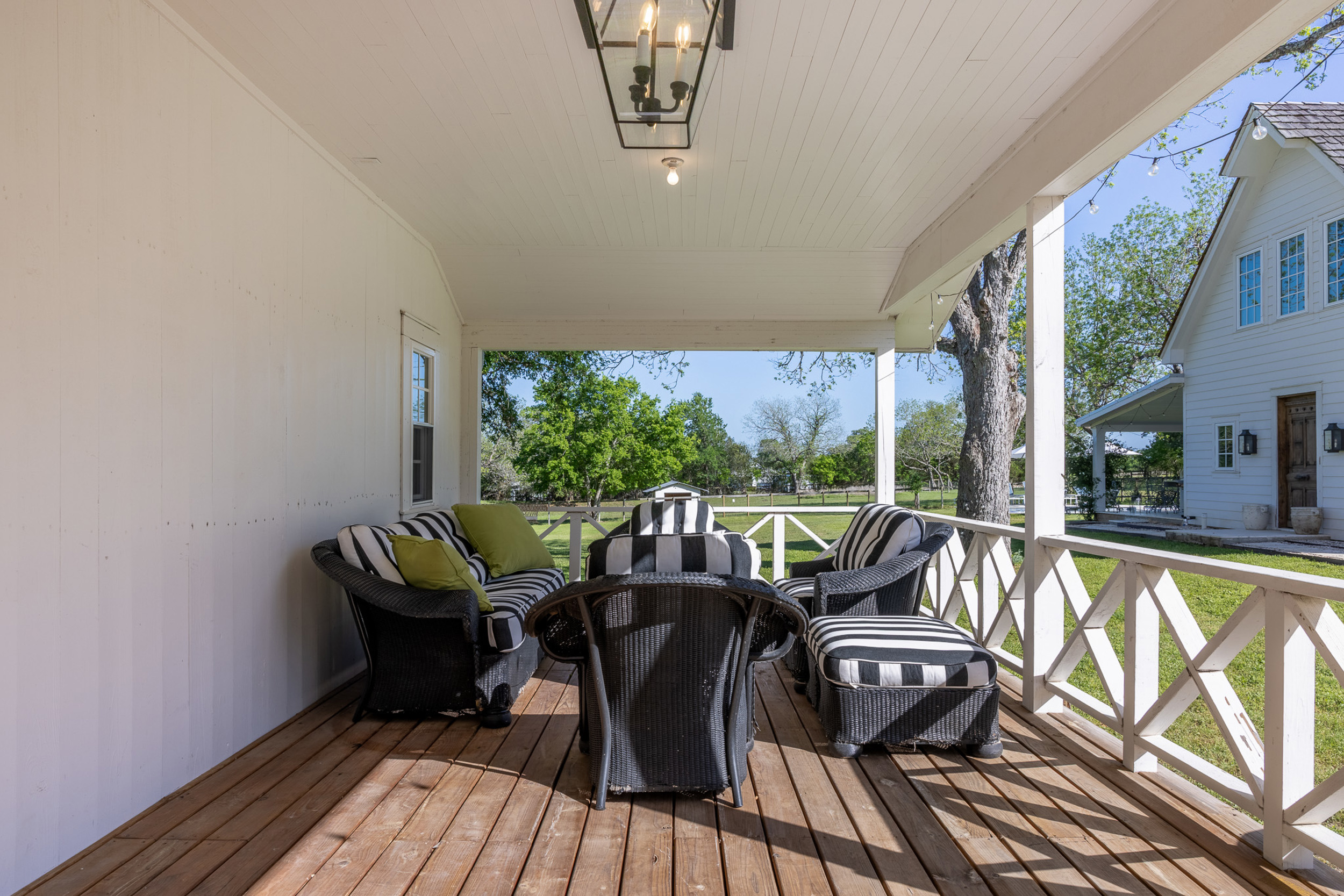 Larger front porch