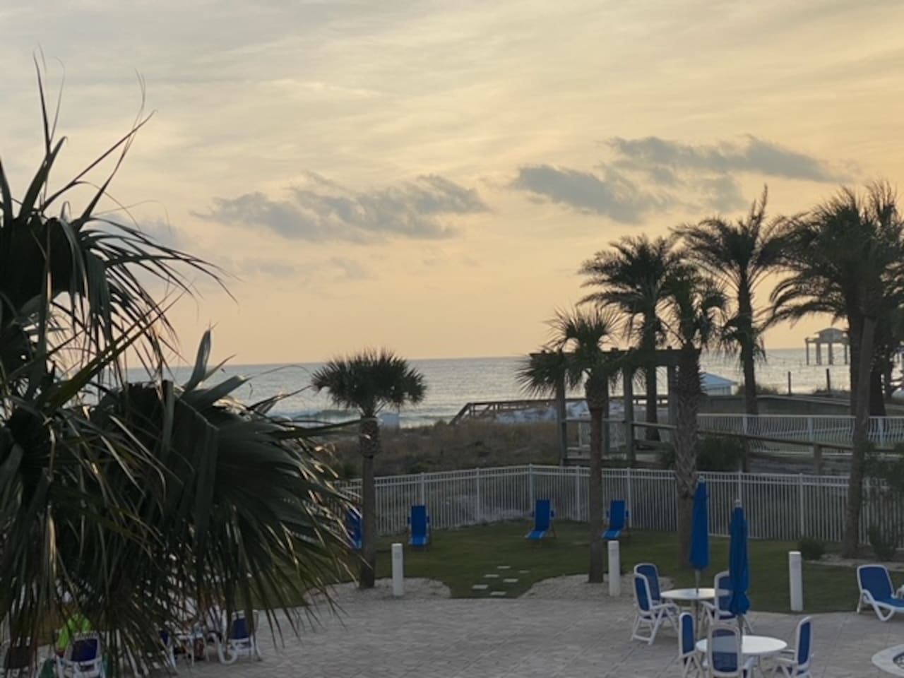 Afternoon view from the balcony of Gulfside 204
