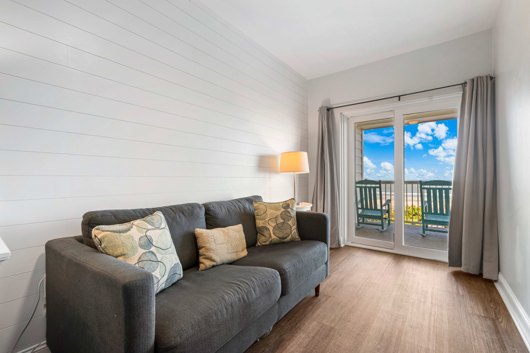 Bedroom 1: Primary king suite | Beach Breeze | Oceanview 202 | 1116 Ocean Blvd, Isle of Palms, SC | IOP Escapes