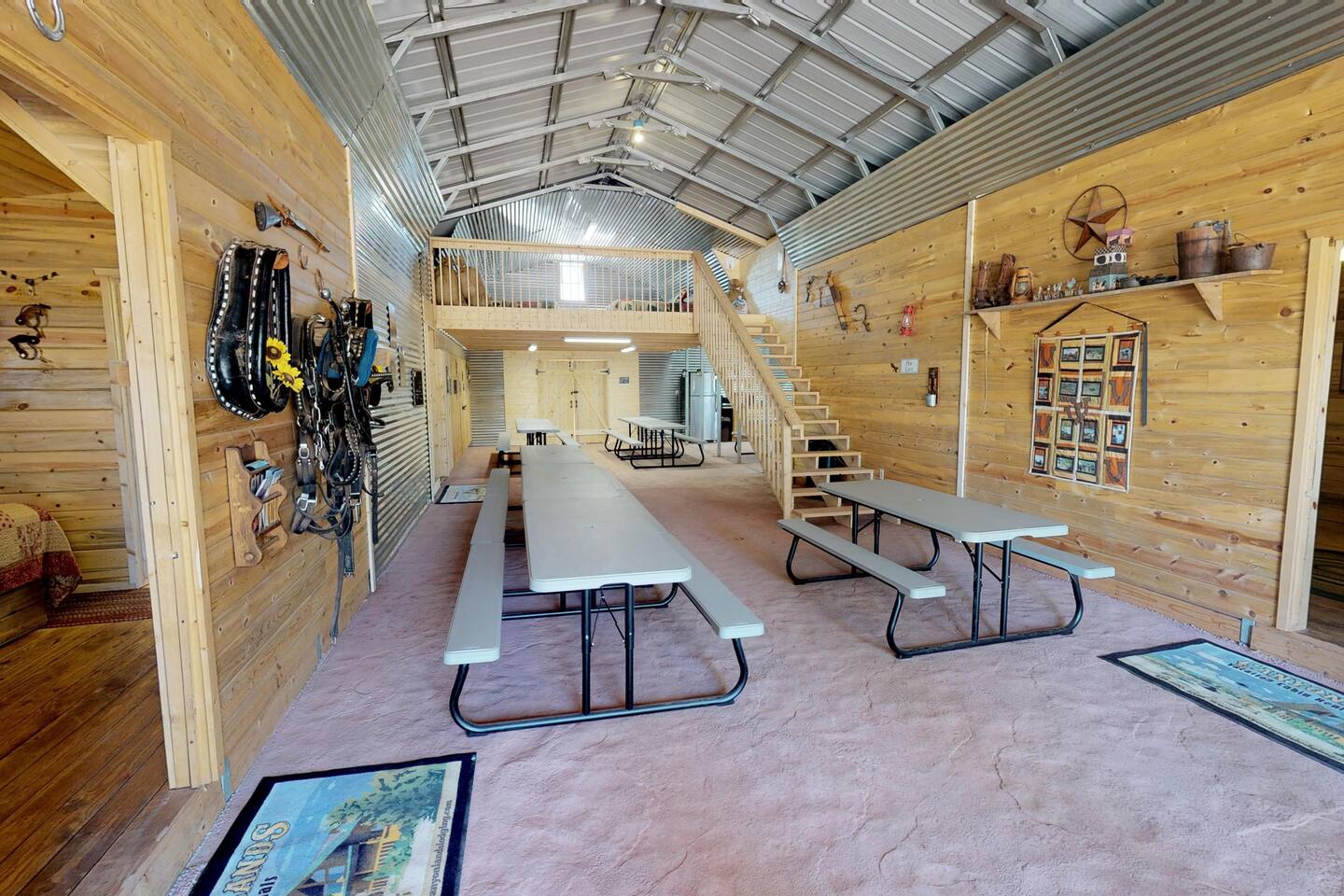 Plenty of seating for your communal meal.