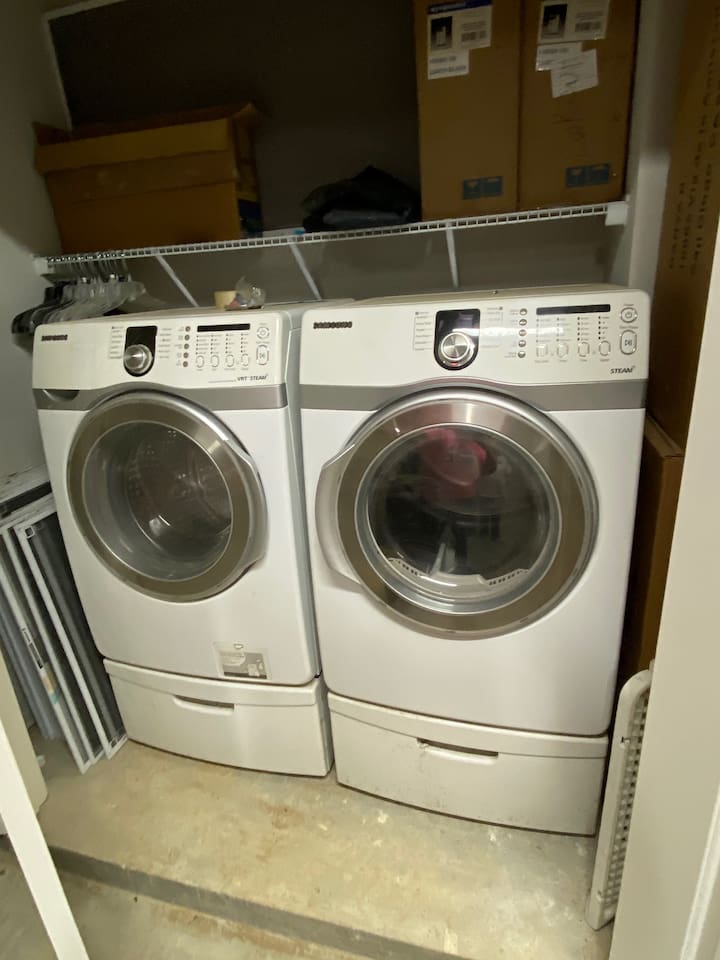 Garage laundry so you can wash rzr clothes here.