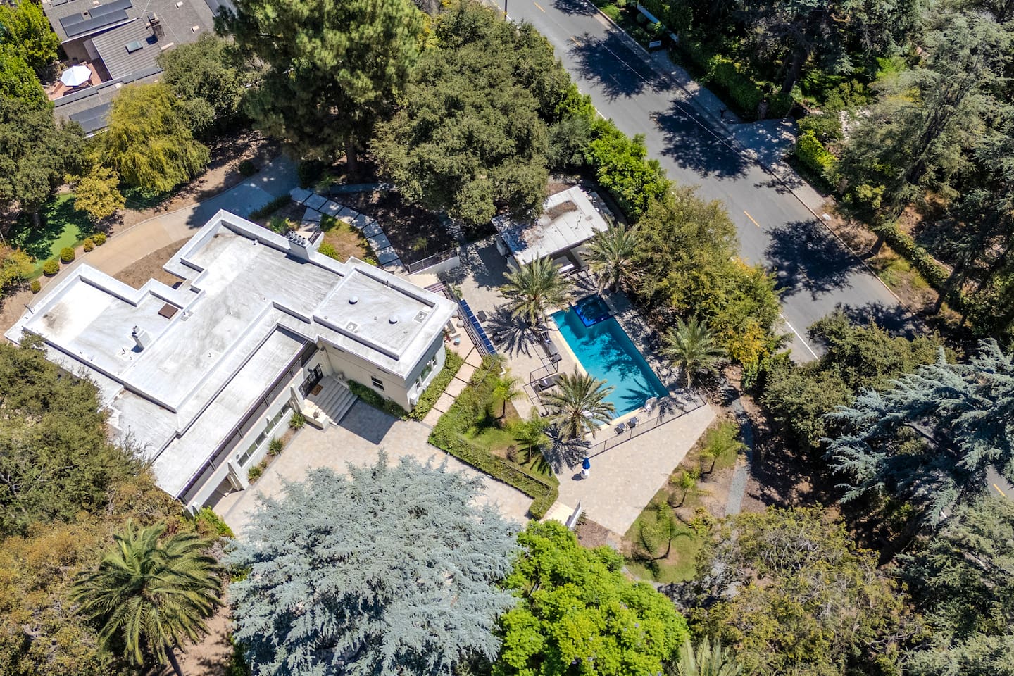 Bird’s-Eye View of the Luxury Estate
