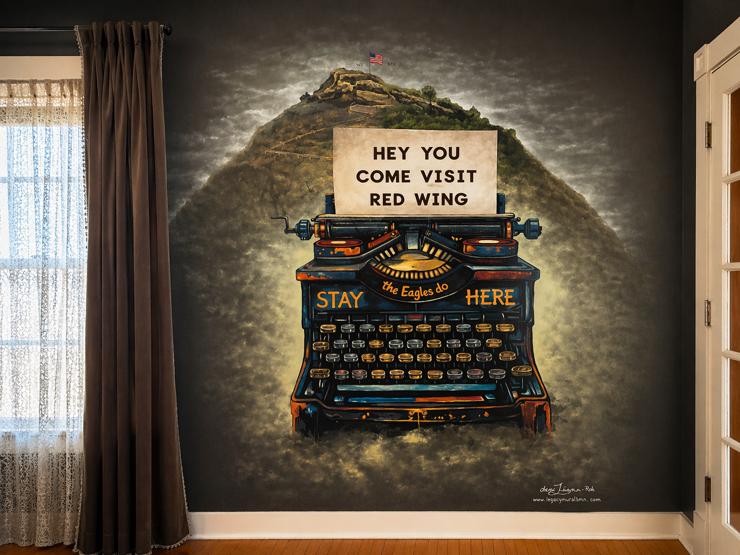 NEW! Magnet mural to write your own messages!