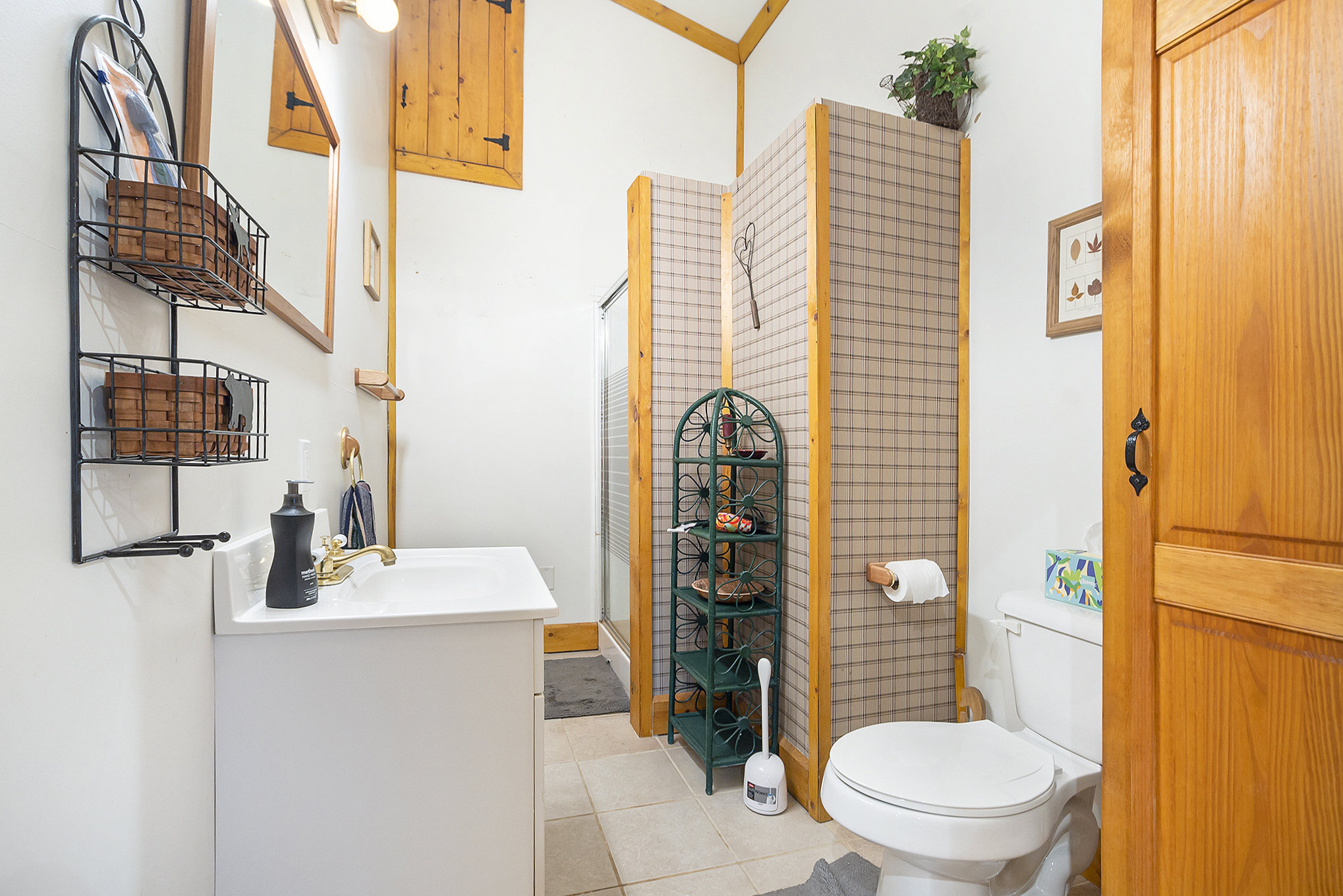 Bathroom located in upstairs large sleeping space