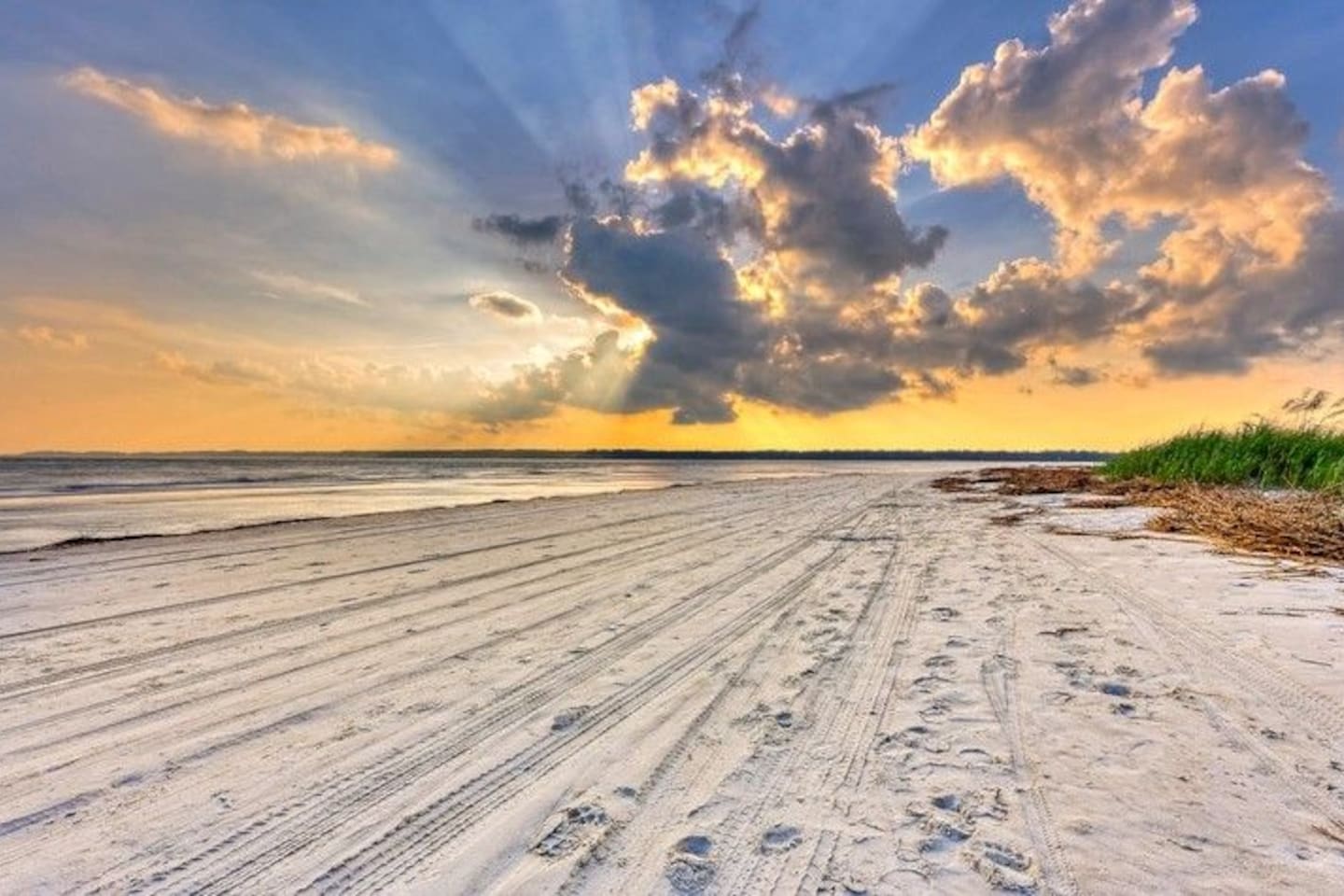Sunset on Folly Field Beach