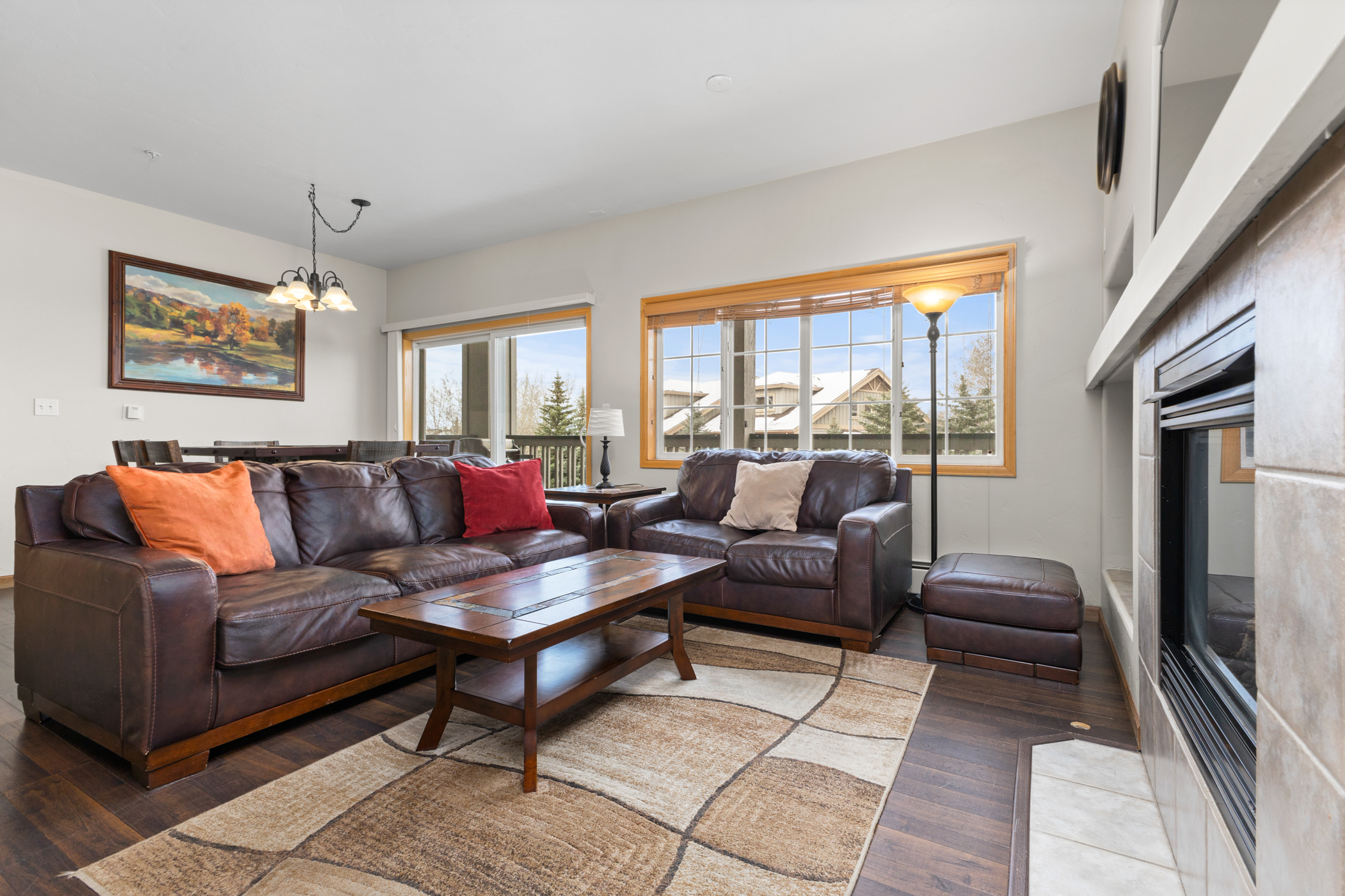 View of Deck from Living Room