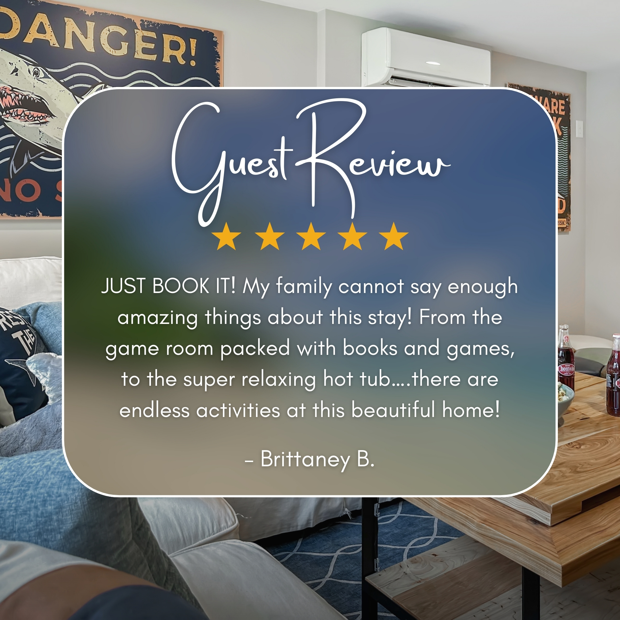 All the details make our guests' stay memorable!