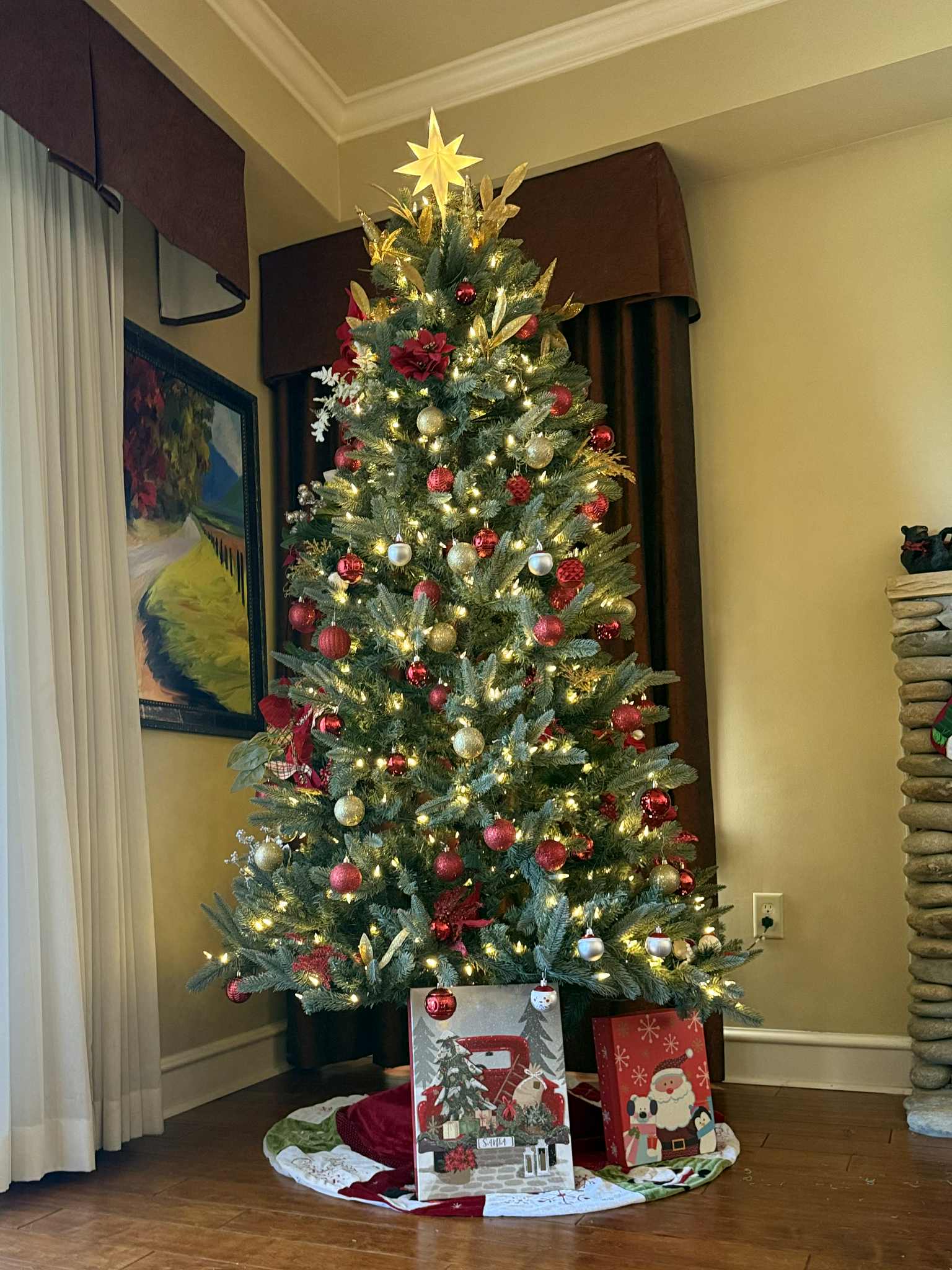 It's not what is under the tree that is important. It's who you have around it.
