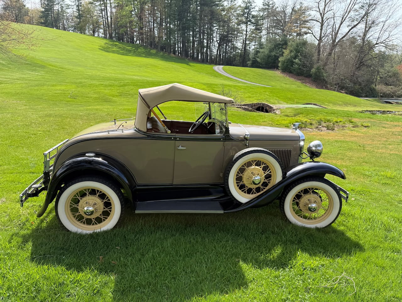 This 1931 Model-A Ford was rebuilt by our father and is used for photo shoots. 