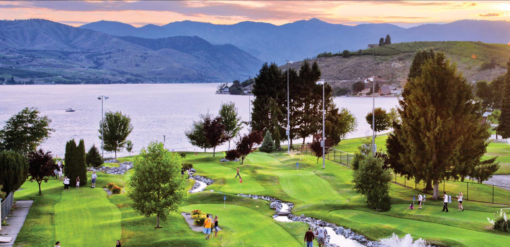 Lake view - putt putt golf available across the street/highway