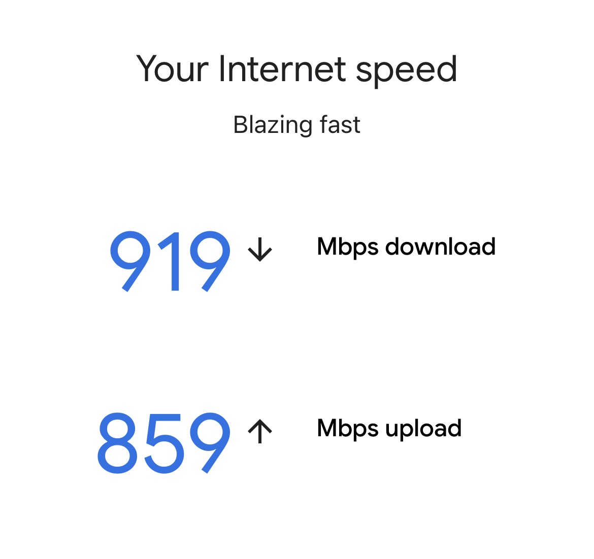 Fiber High Speed Internet