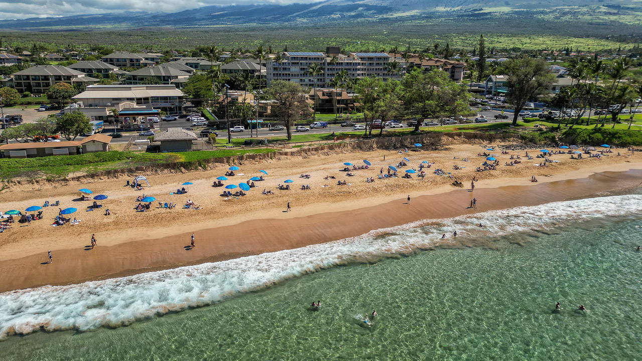 Stunning beaches across the street, stretching on for miles
