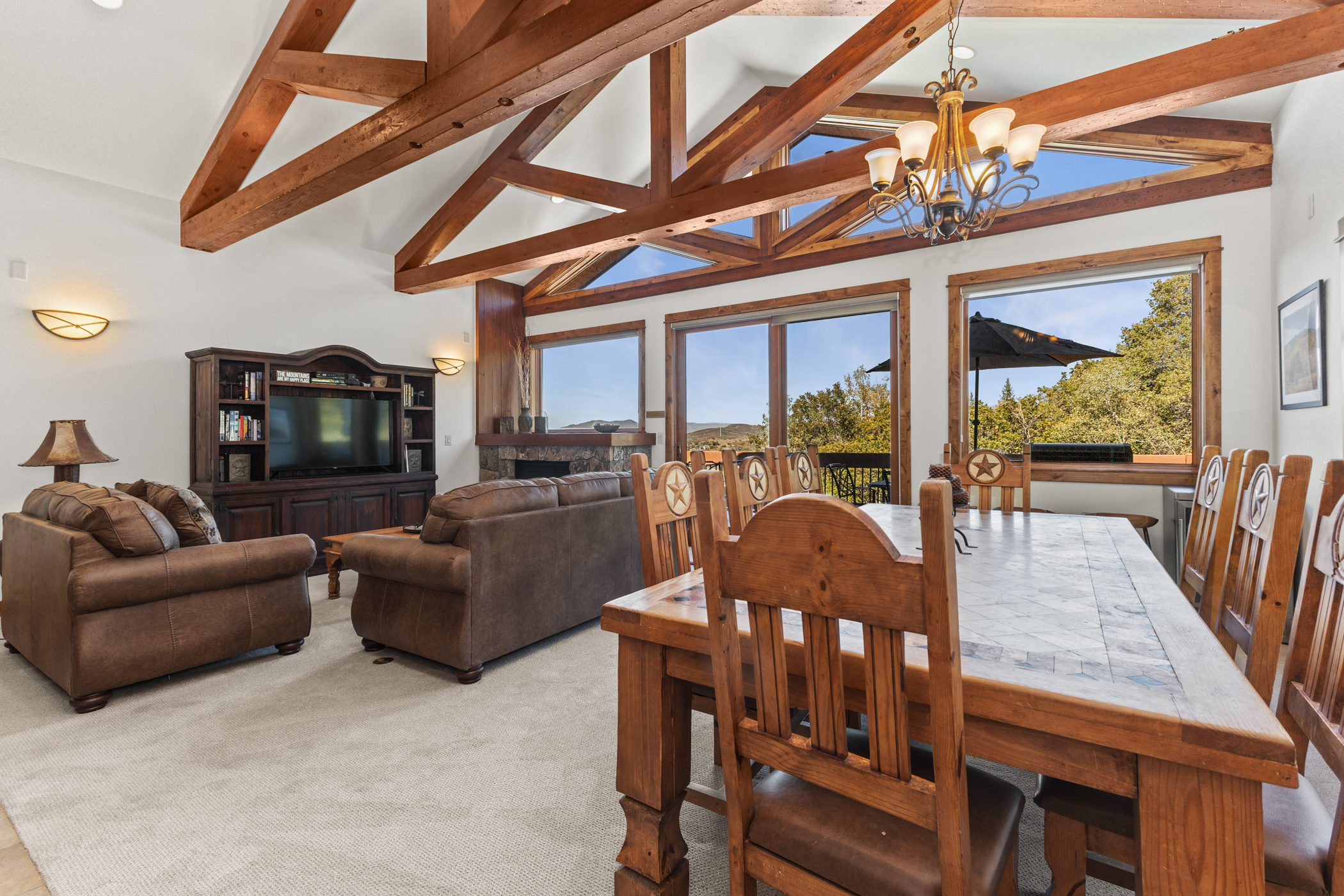 Top Level - Dining Area & Living Room